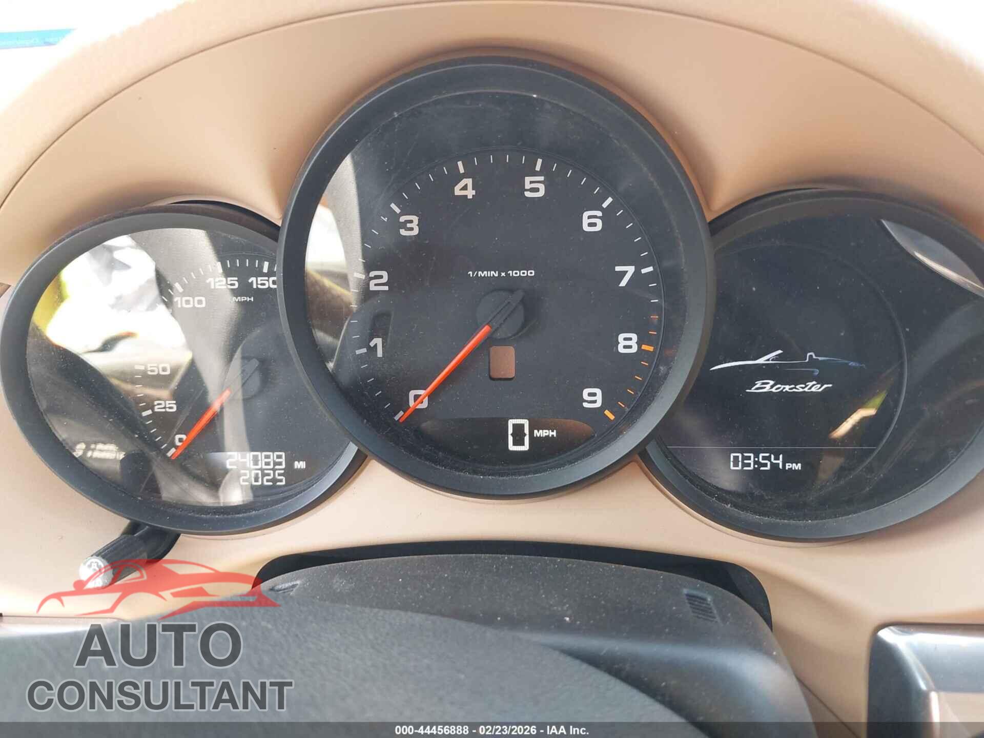 PORSCHE BOXSTER 2013 - WP0CA2A88DS114526