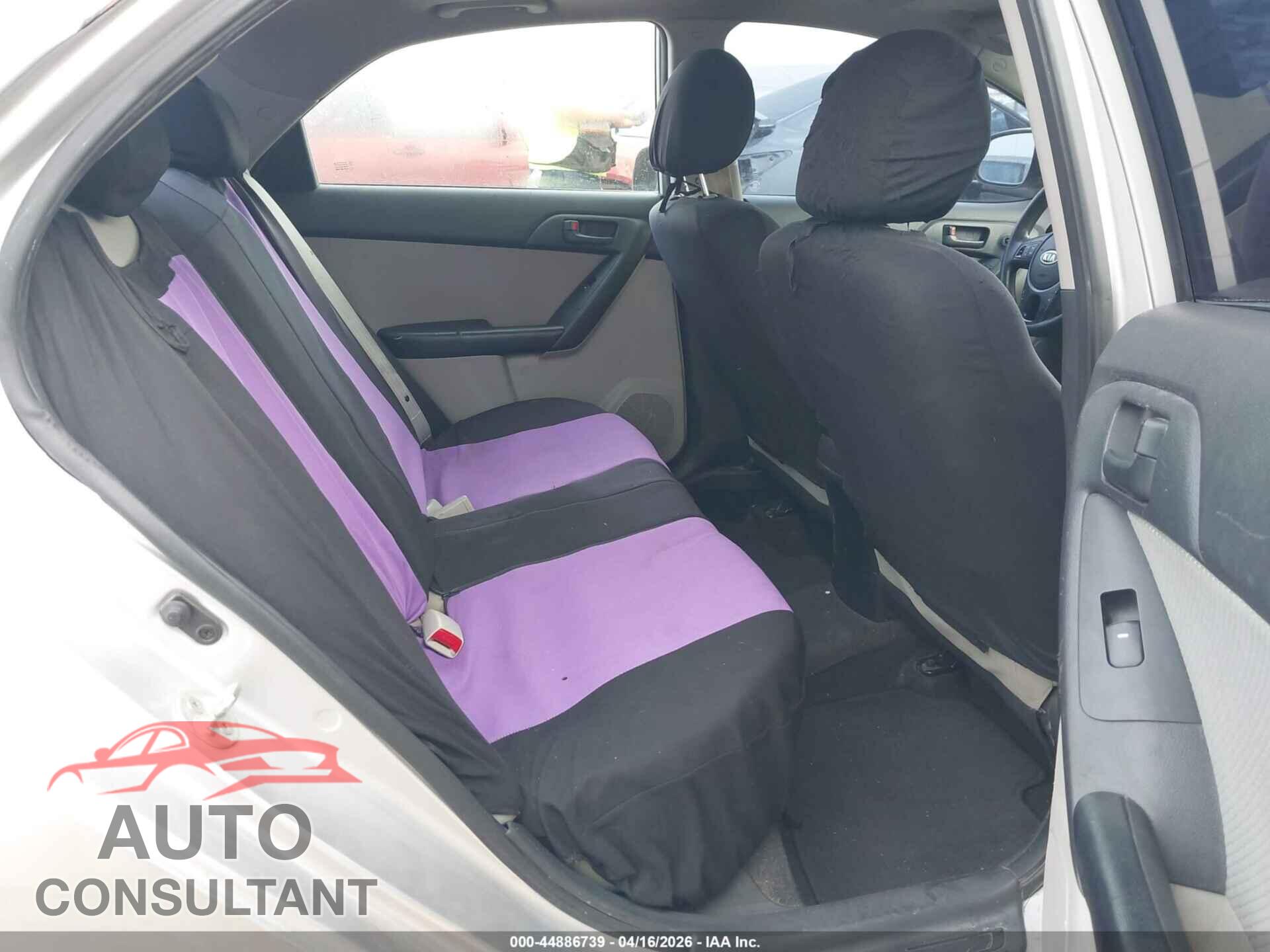 KIA FORTE 2012 - KNAFU4A25C5586379