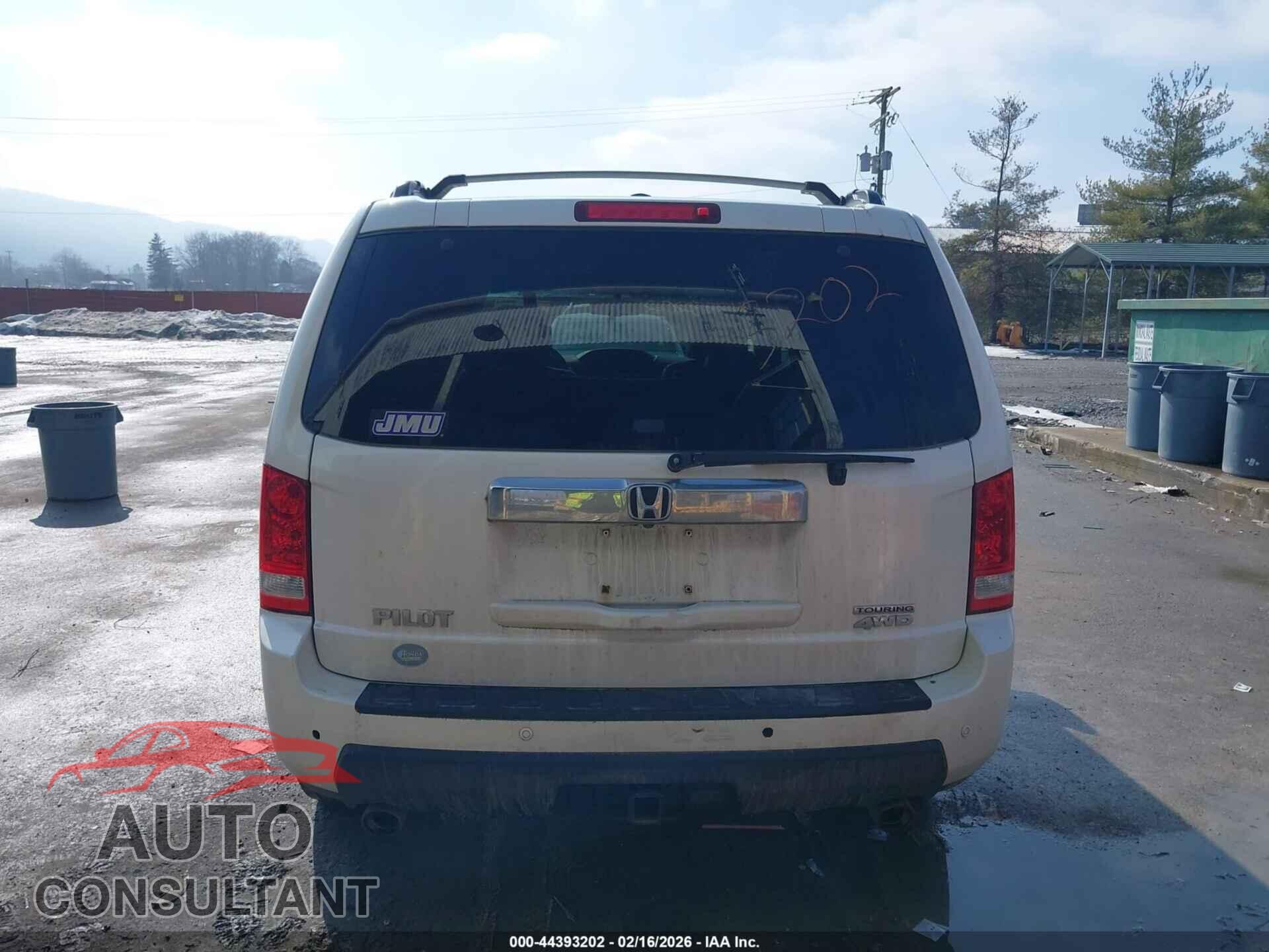 HONDA PILOT 2011 - 5FNYF4H95BB046911