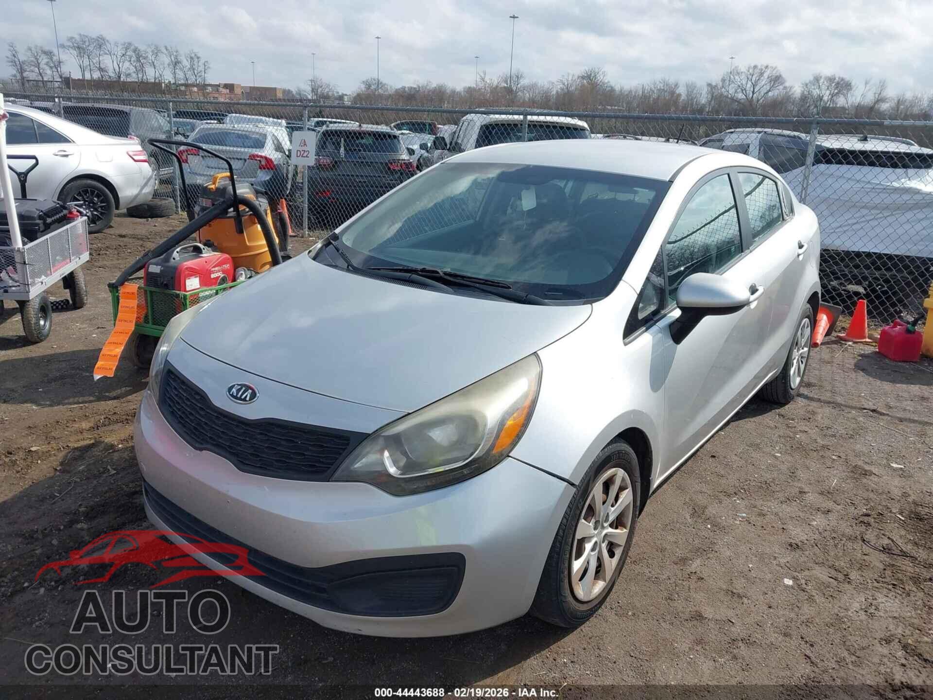 KIA RIO 2012 - KNADM4A33C6077935