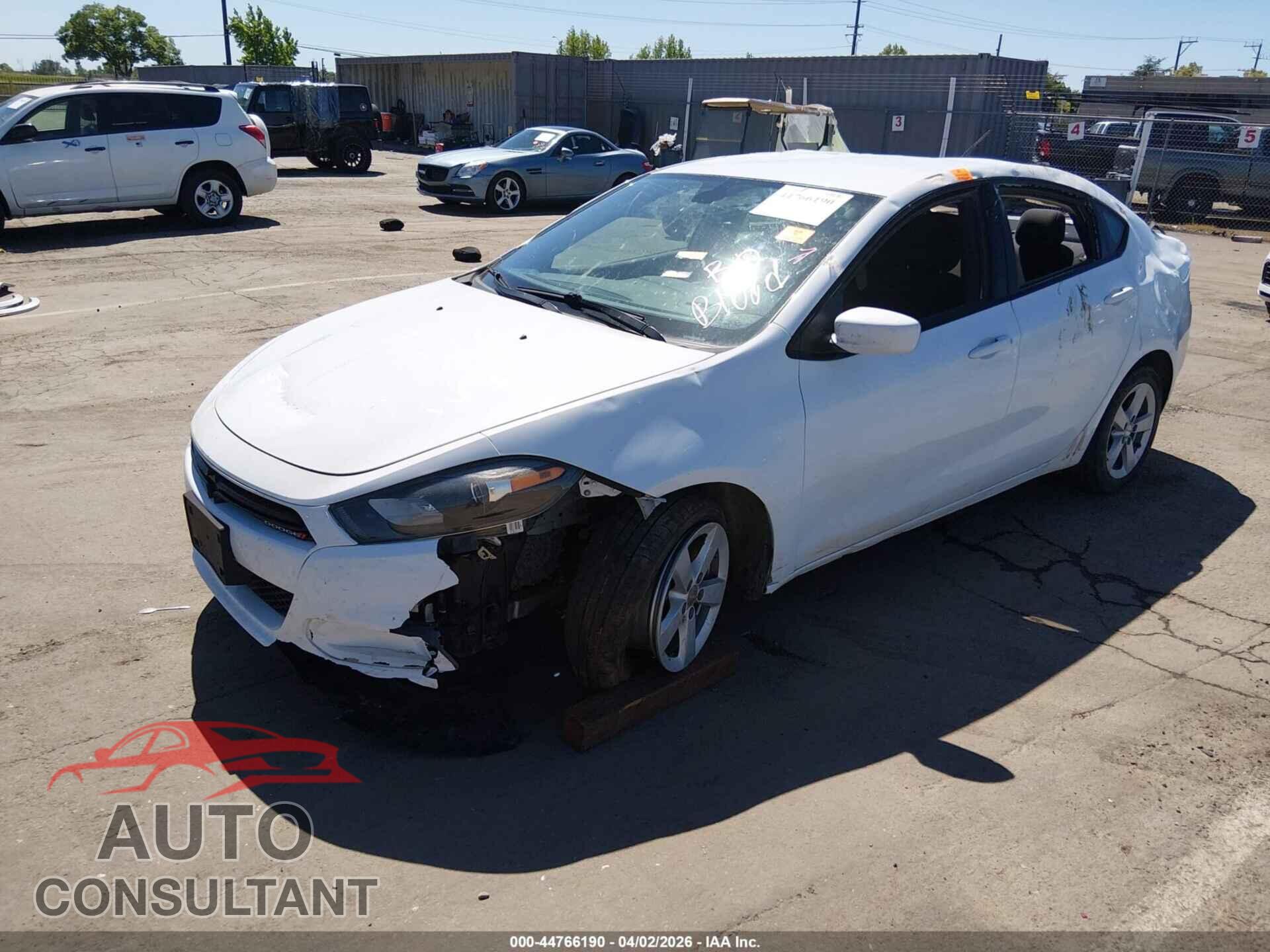 DODGE DART 2016 - 1C3CDFBB6GD515272