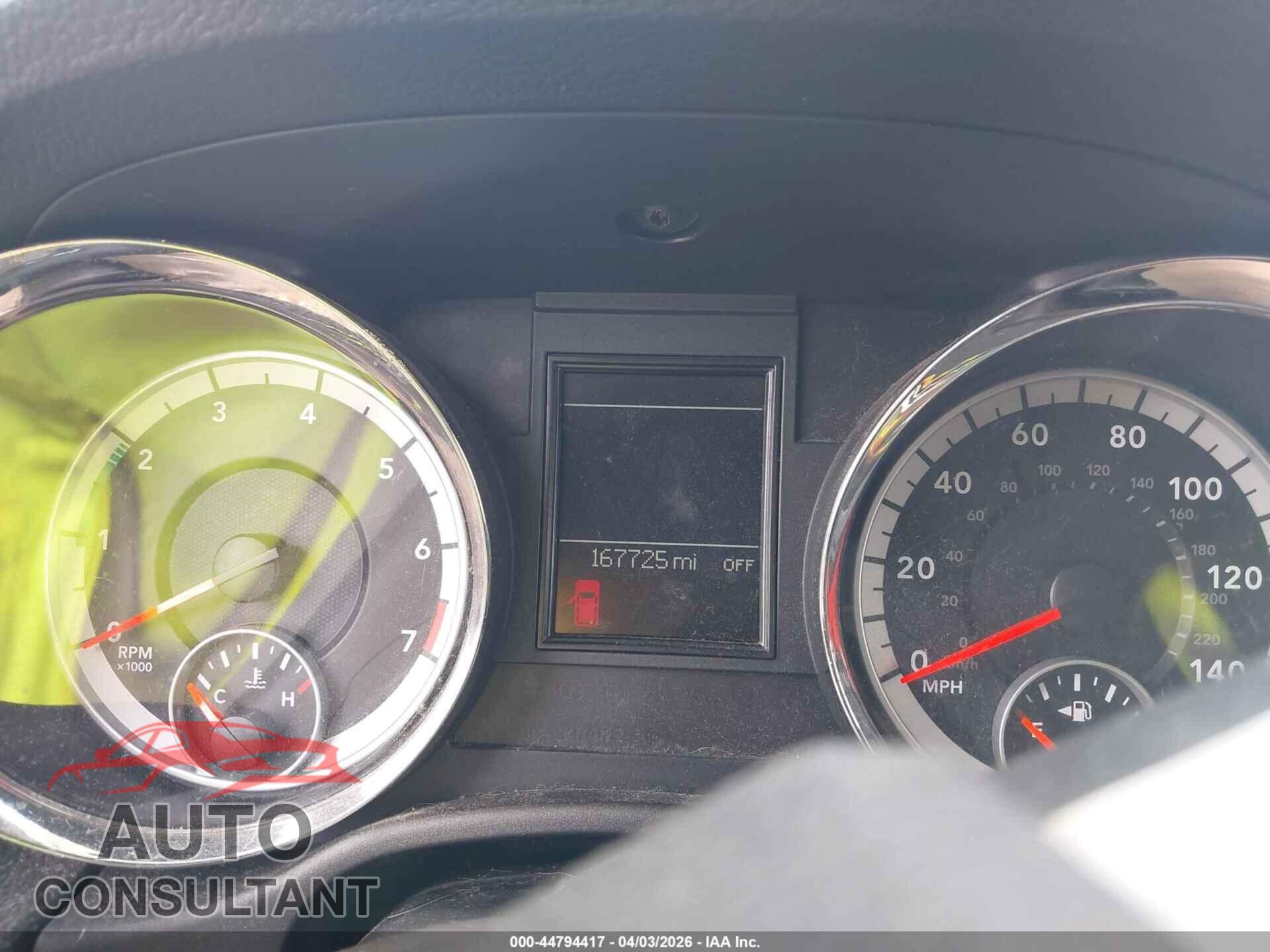 DODGE DURANGO 2013 - 1C4RDJDG9DC590423