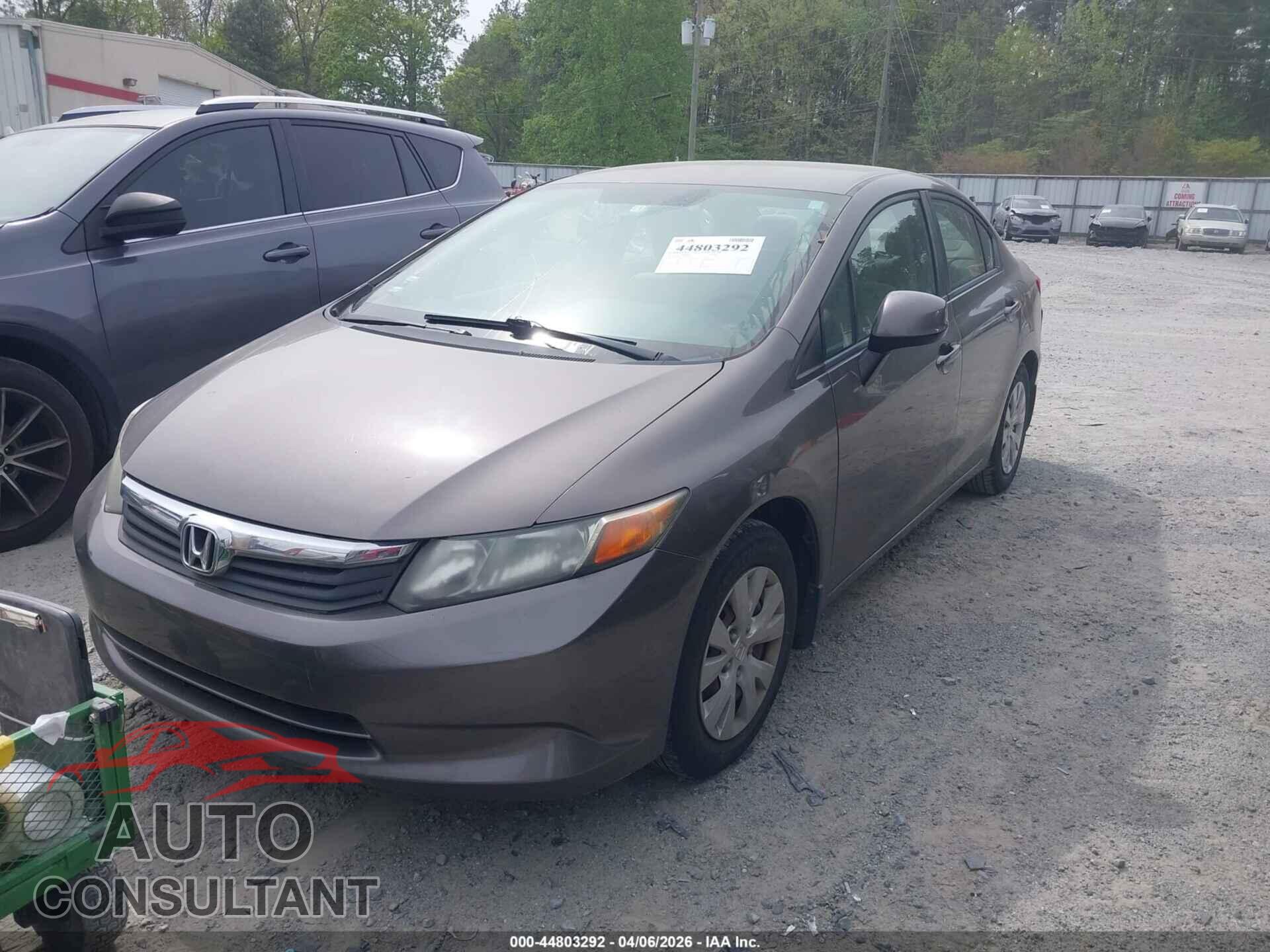 HONDA CIVIC 2012 - 19XFB2F5XCE026023