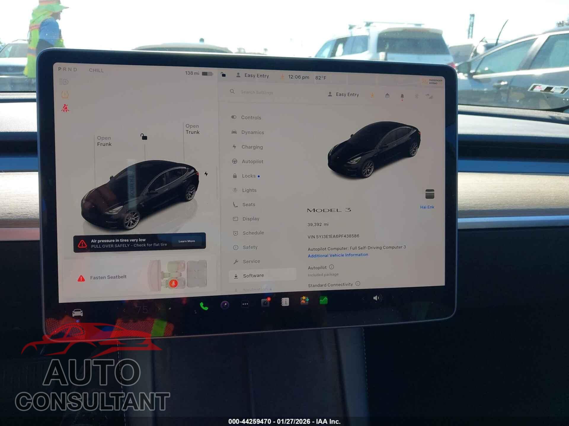 TESLA MODEL 3 2023 - 5YJ3E1EA6PF438586