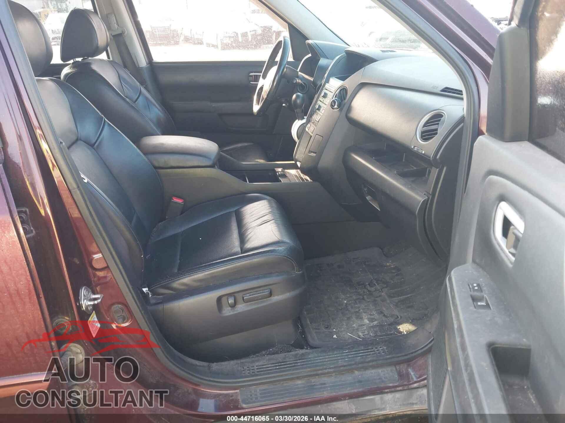 HONDA PILOT 2010 - 5FNYF3H66AB014337