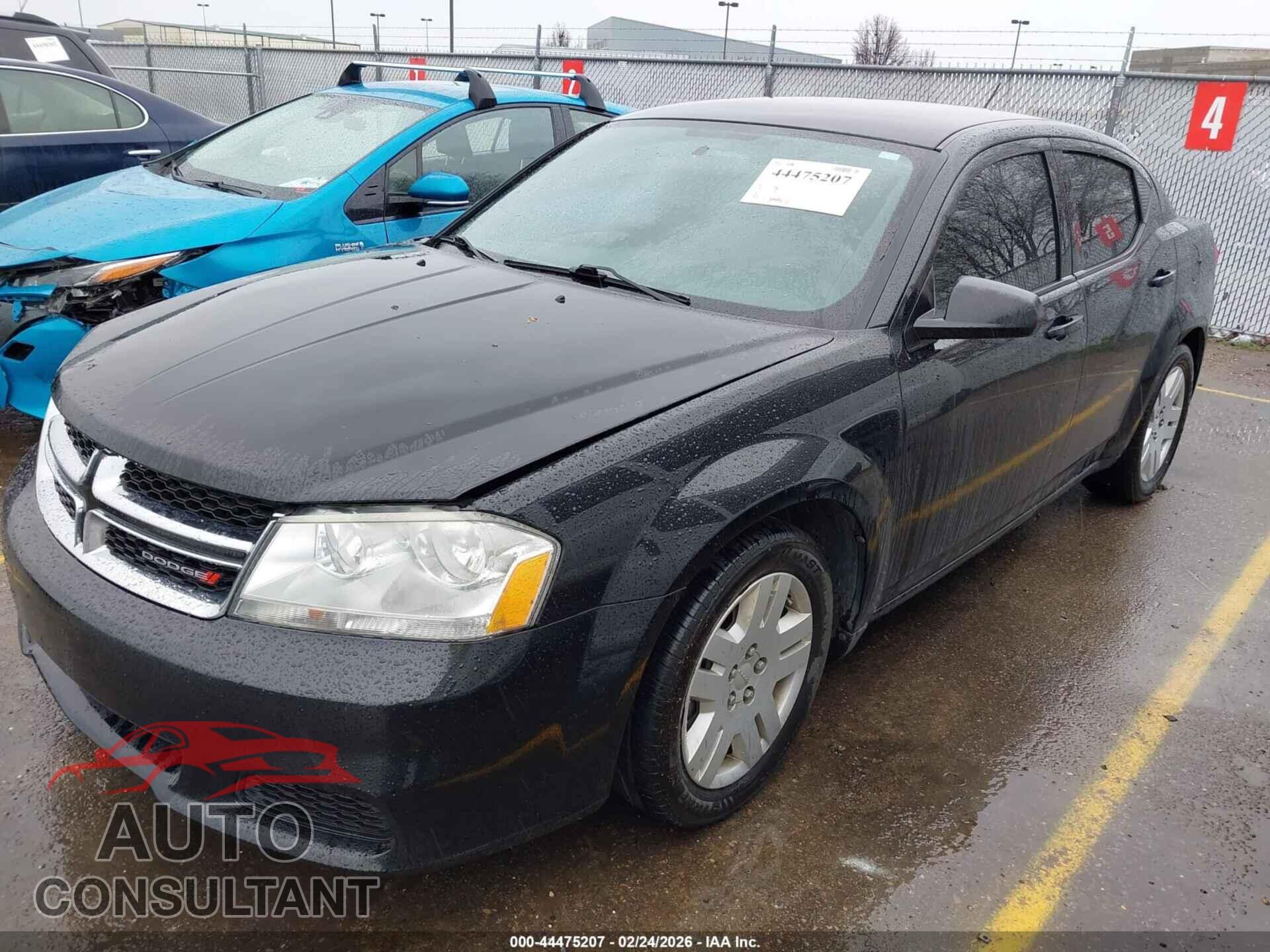 DODGE AVENGER 2013 - 1C3CDZAB3DN754383