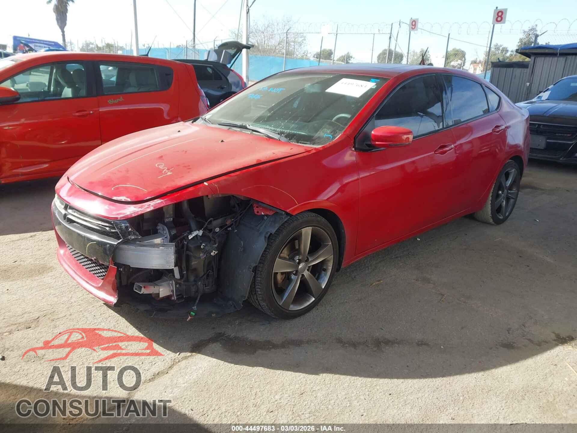 DODGE DART 2014 - 1C3CDFEB7ED919528