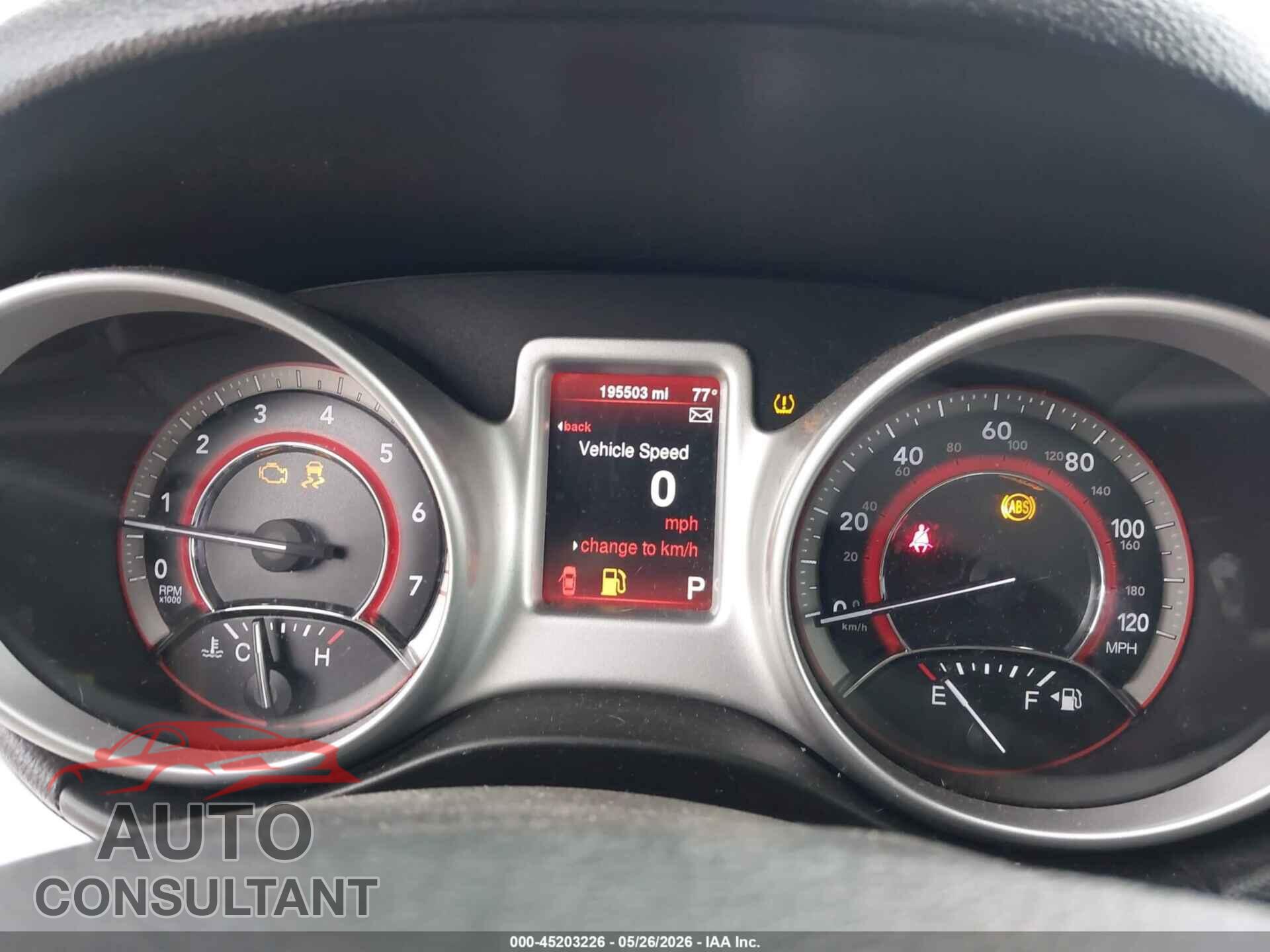 DODGE JOURNEY 2014 - 3C4PDCAB1ET156157