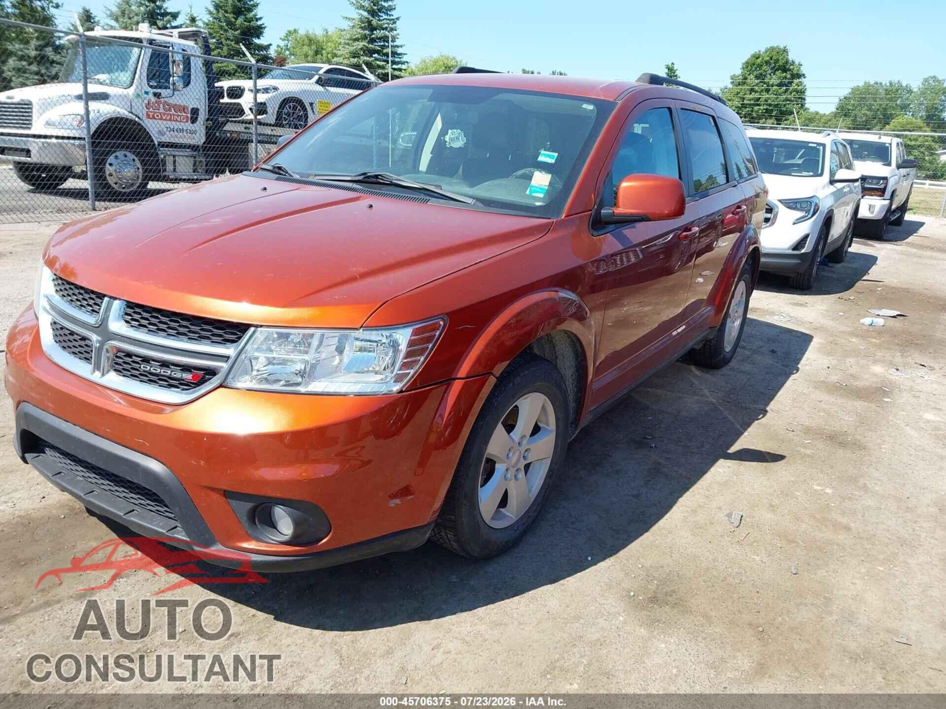 DODGE JOURNEY 2012 - 3C4PDCBB7CT368878