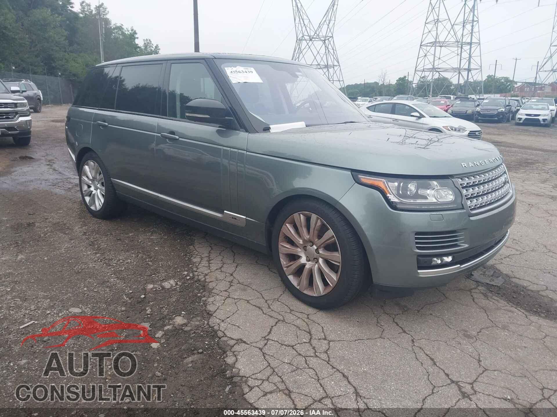 LAND ROVER RANGE ROVER 2016 - SALGS3EF4GA251415