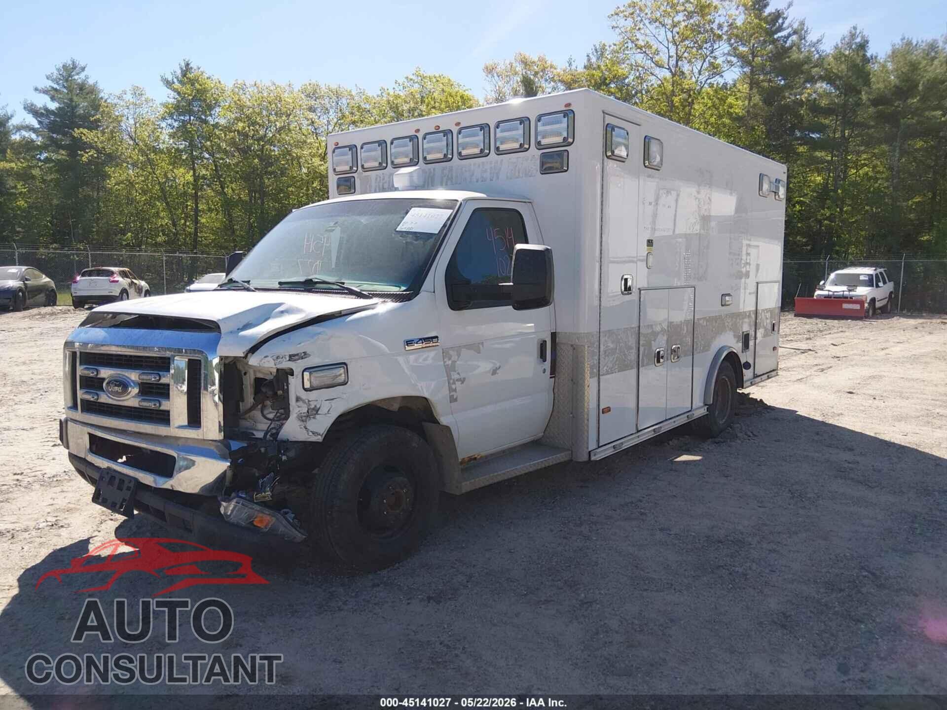 FORD E-450 CUTAWAY 2019 - 1FDXE4FS1KDC01431