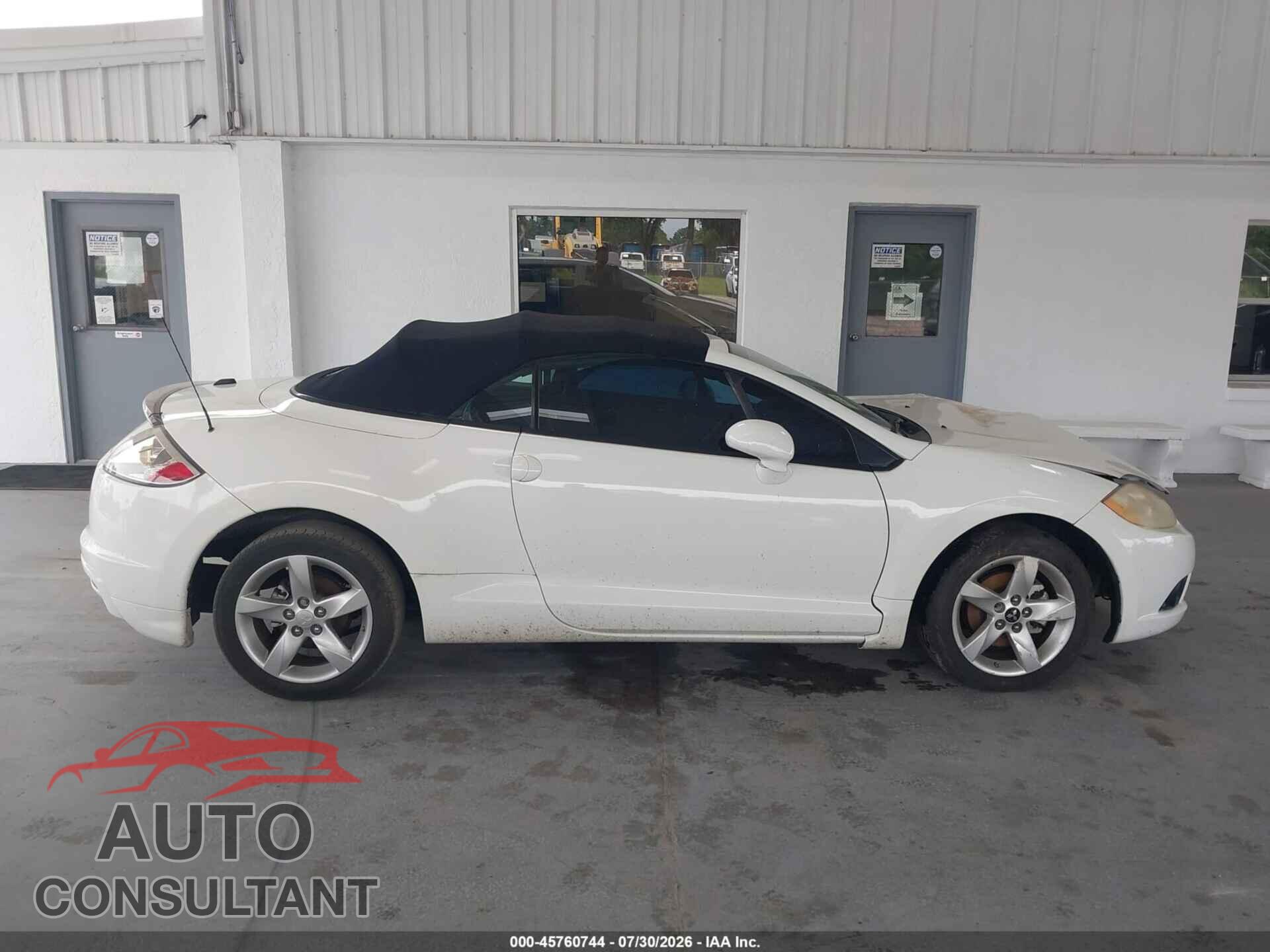 MITSUBISHI ECLIPSE SPYDER 2009 - 4A3AL25F19E025698
