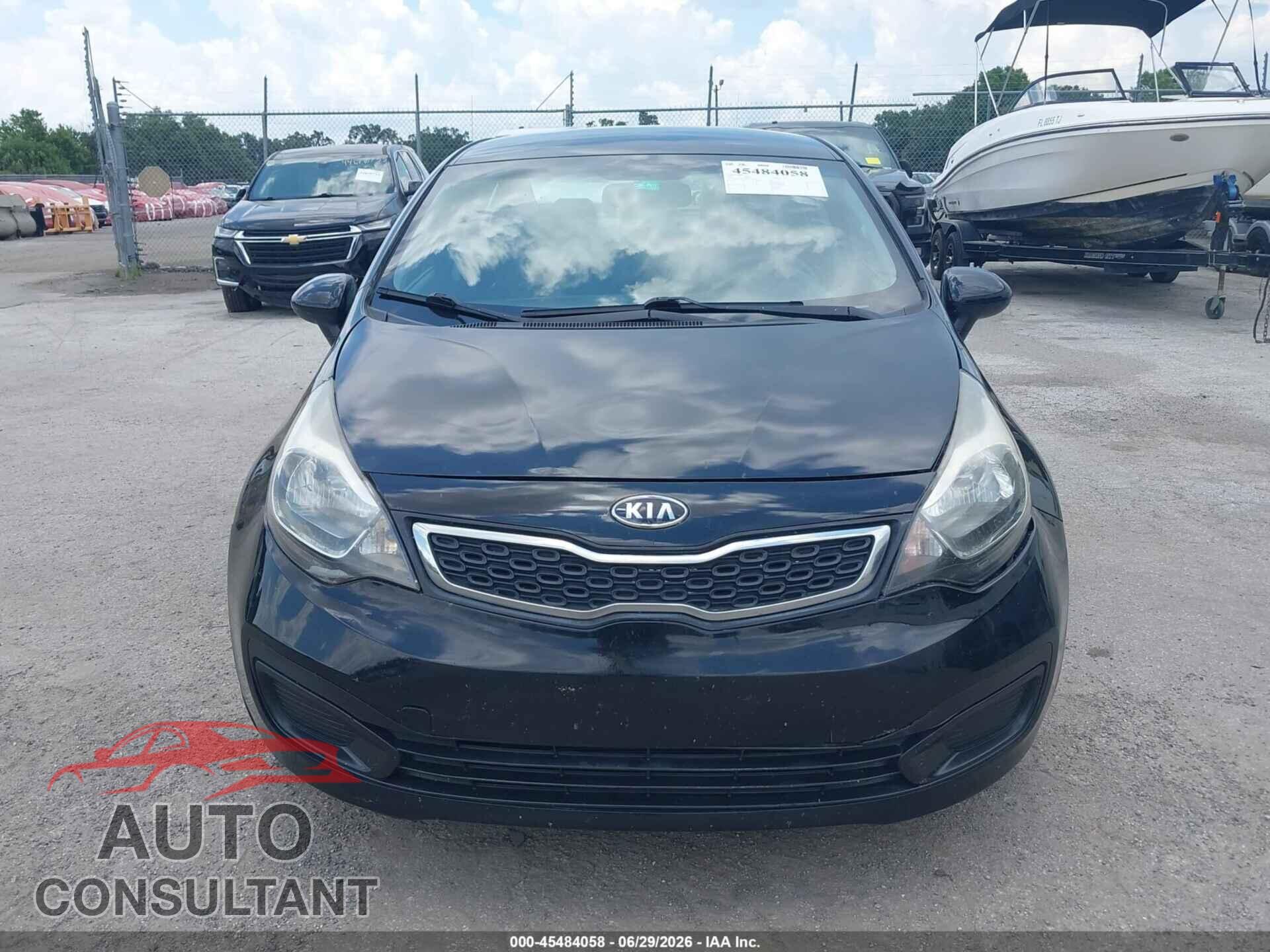 KIA RIO 2013 - KNADN4A34D6193496