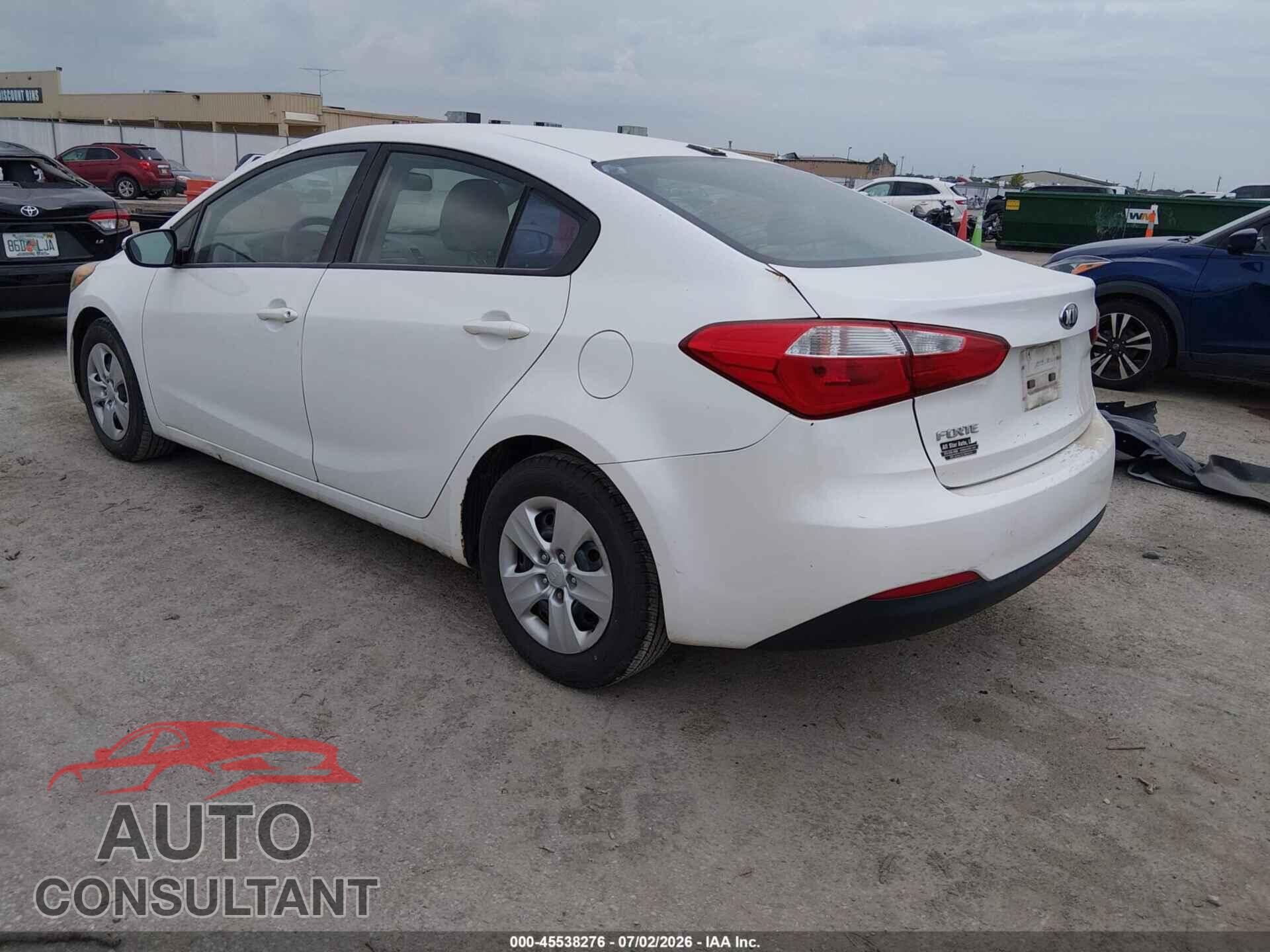 KIA FORTE 2015 - KNAFX4A69F5281725