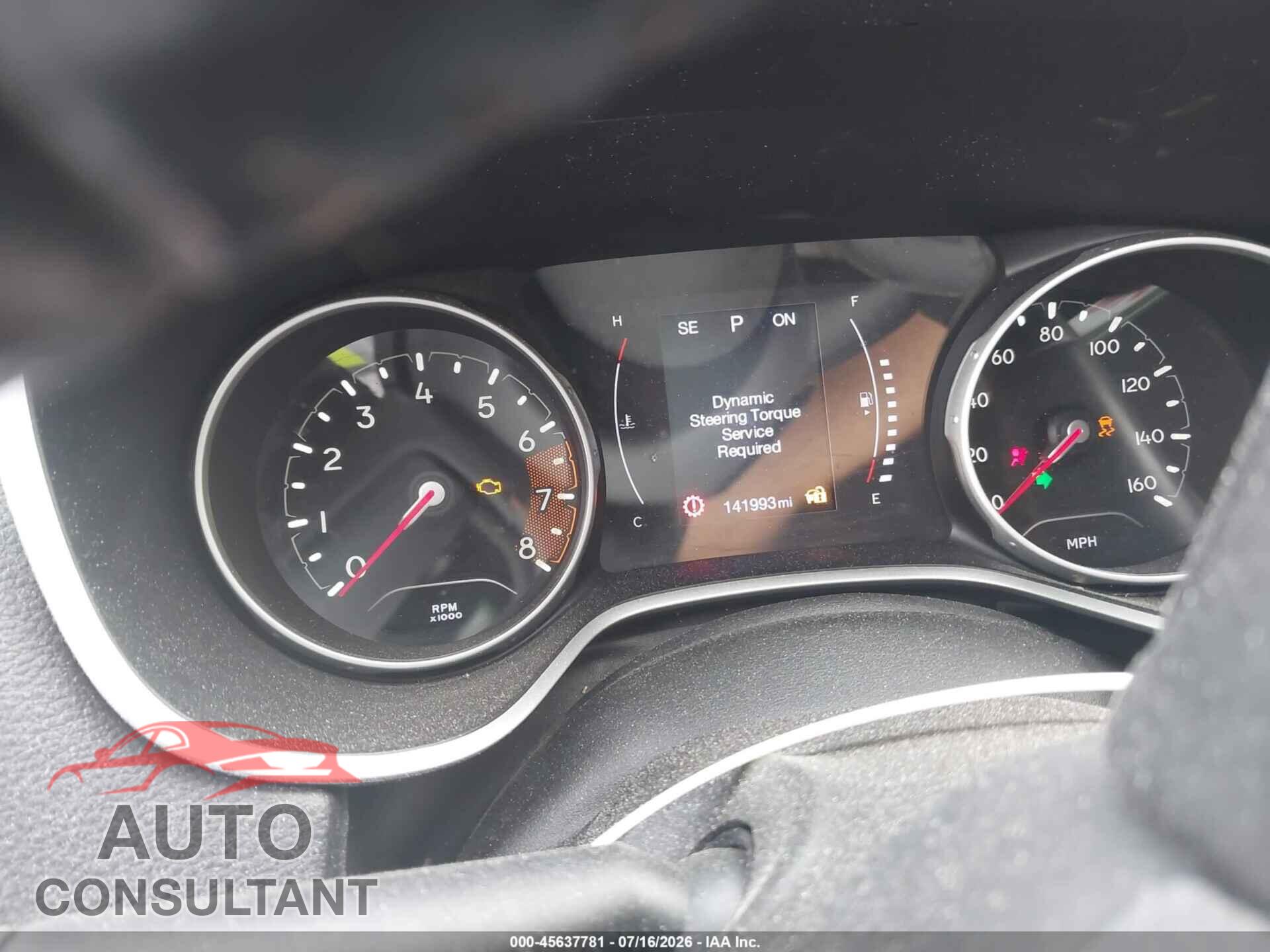 JEEP COMPASS 2017 - 3C4NJDBB4HT651154