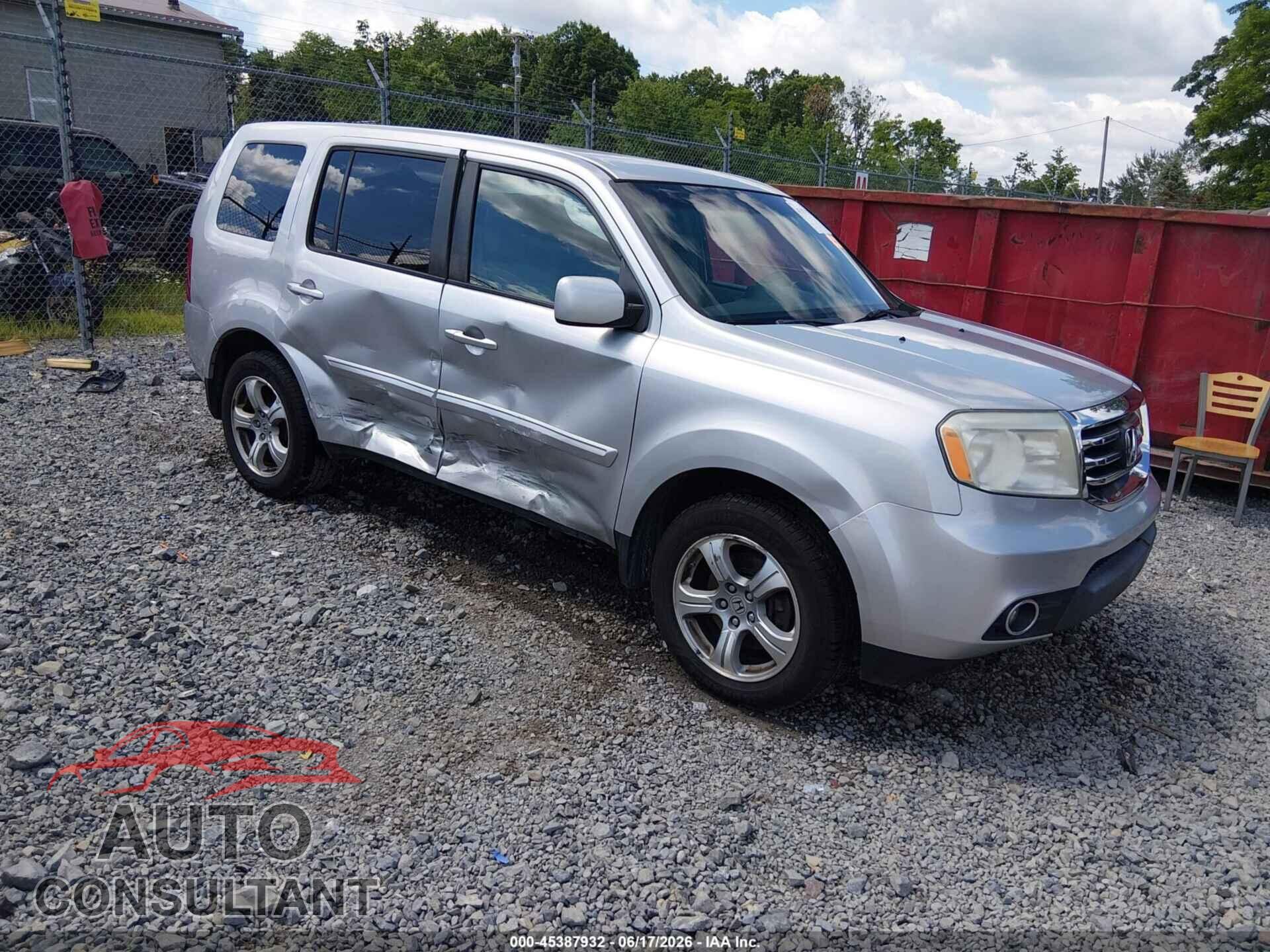 HONDA PILOT 2014 - 5FNYF4H48EB042974
