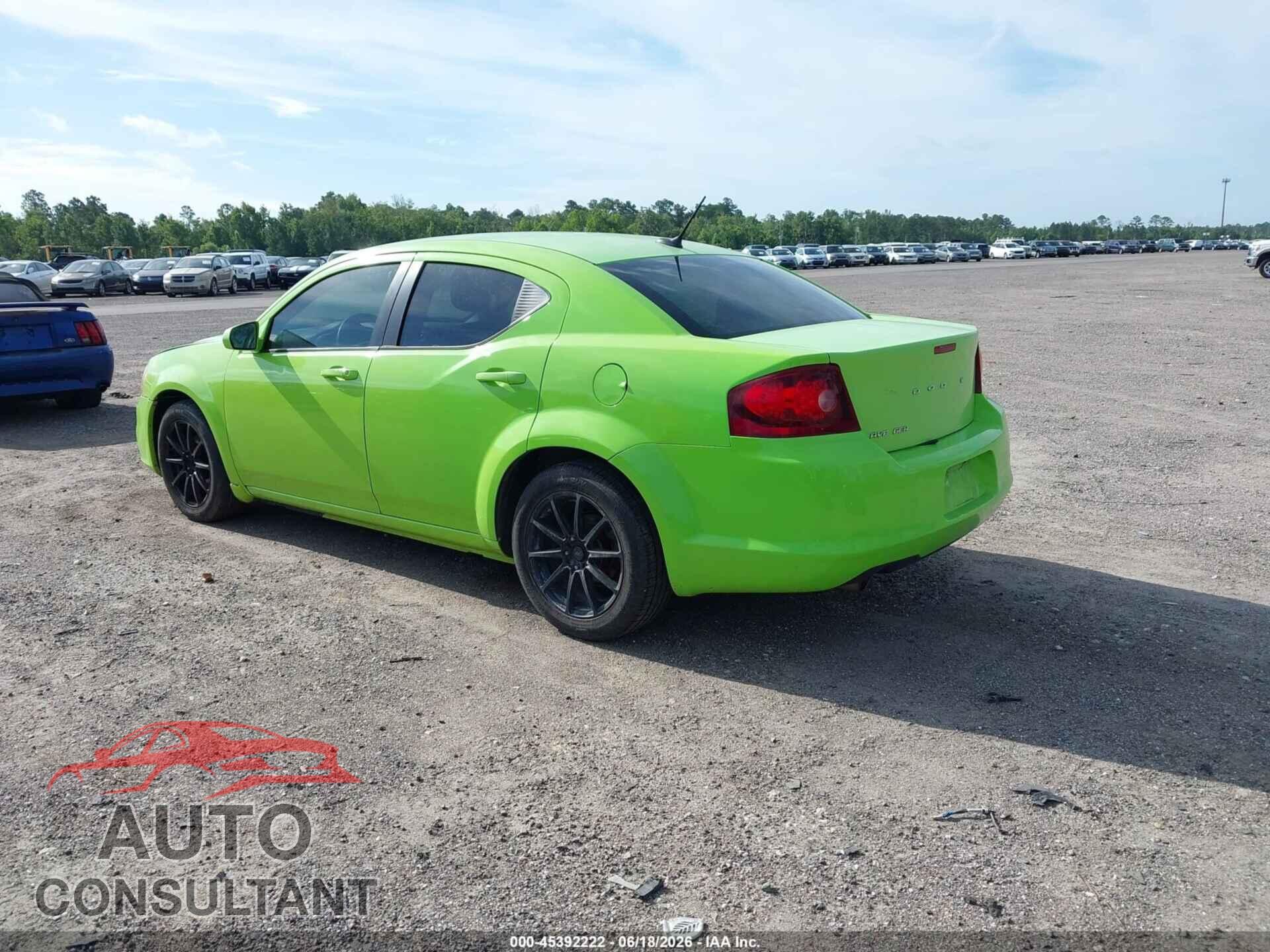 DODGE AVENGER 2014 - 1C3CDZAG4EN193754