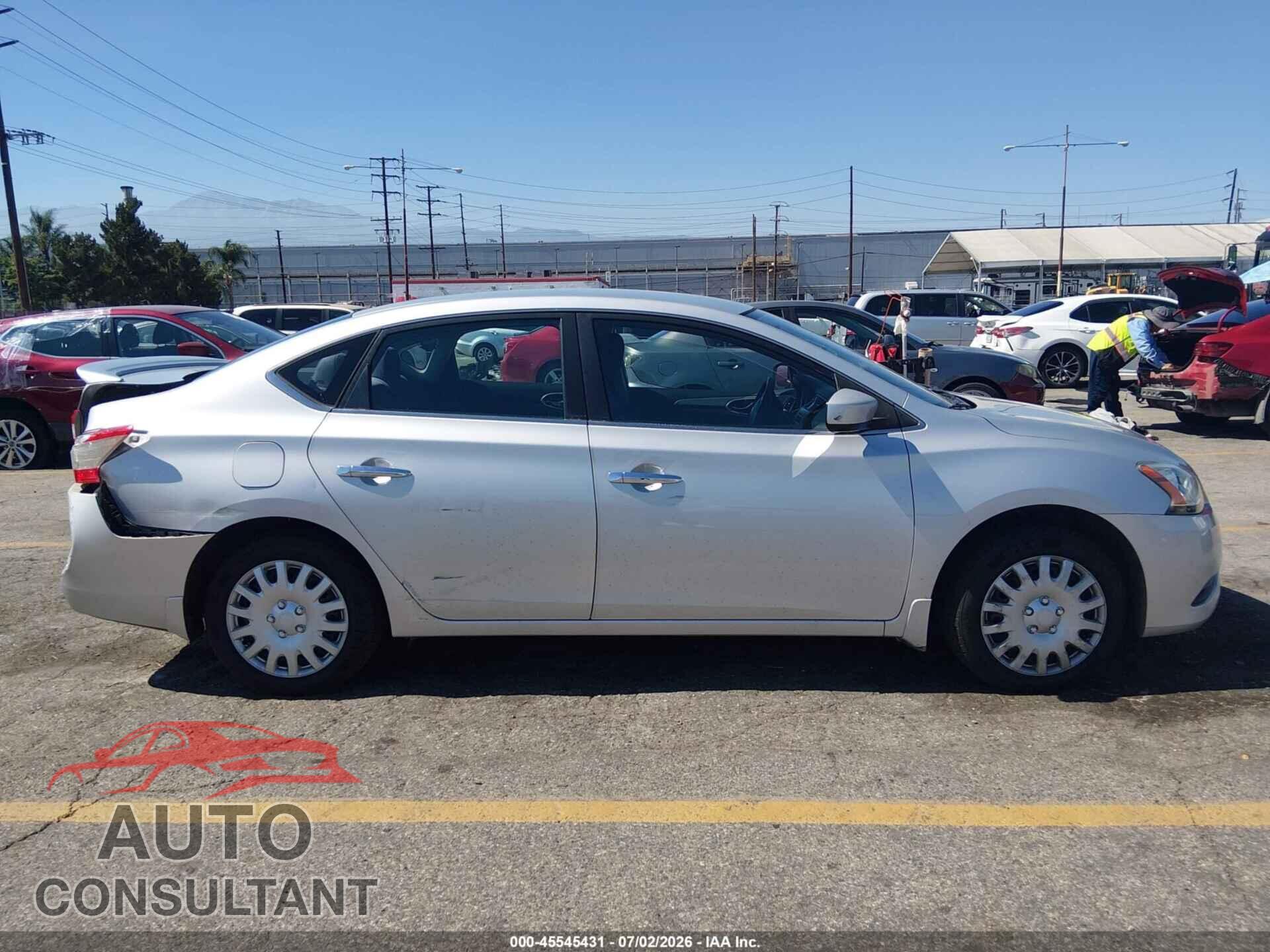 NISSAN SENTRA 2013 - 1N4AB7AP1DN902805