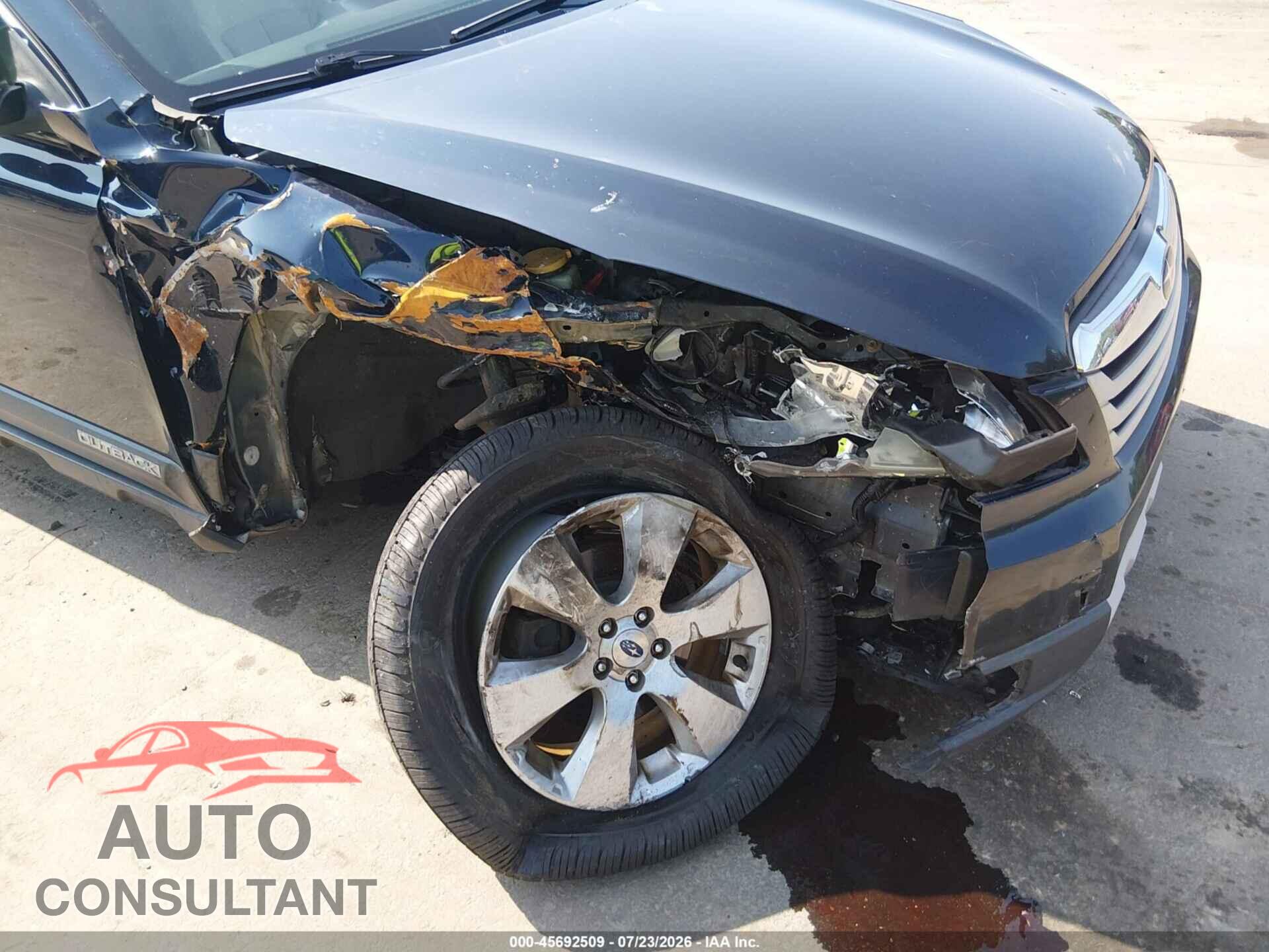 SUBARU OUTBACK 2012 - 4S4BRBLC2C3217967