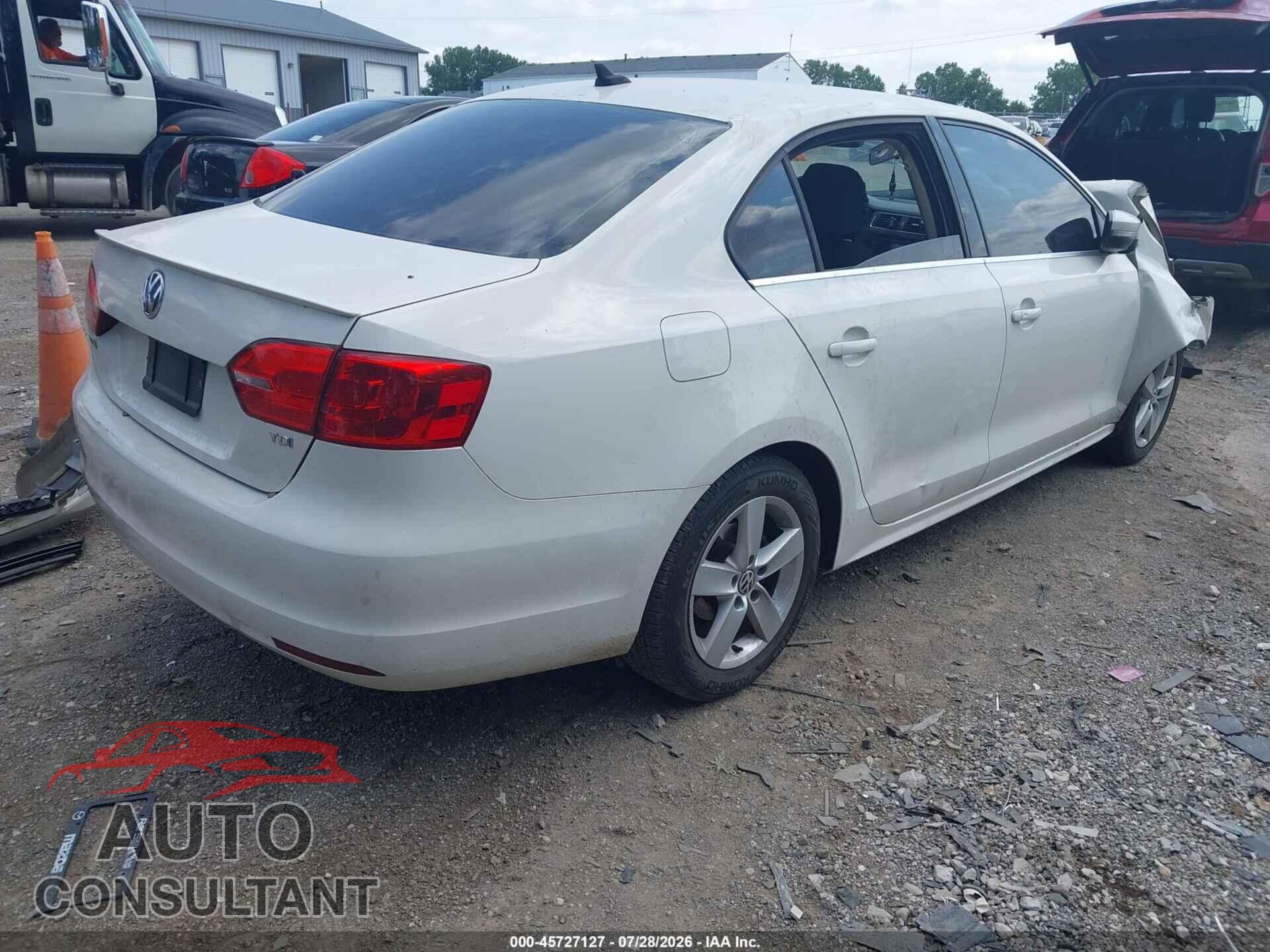 VOLKSWAGEN JETTA 2012 - 3VWLL7AJ6CM363633