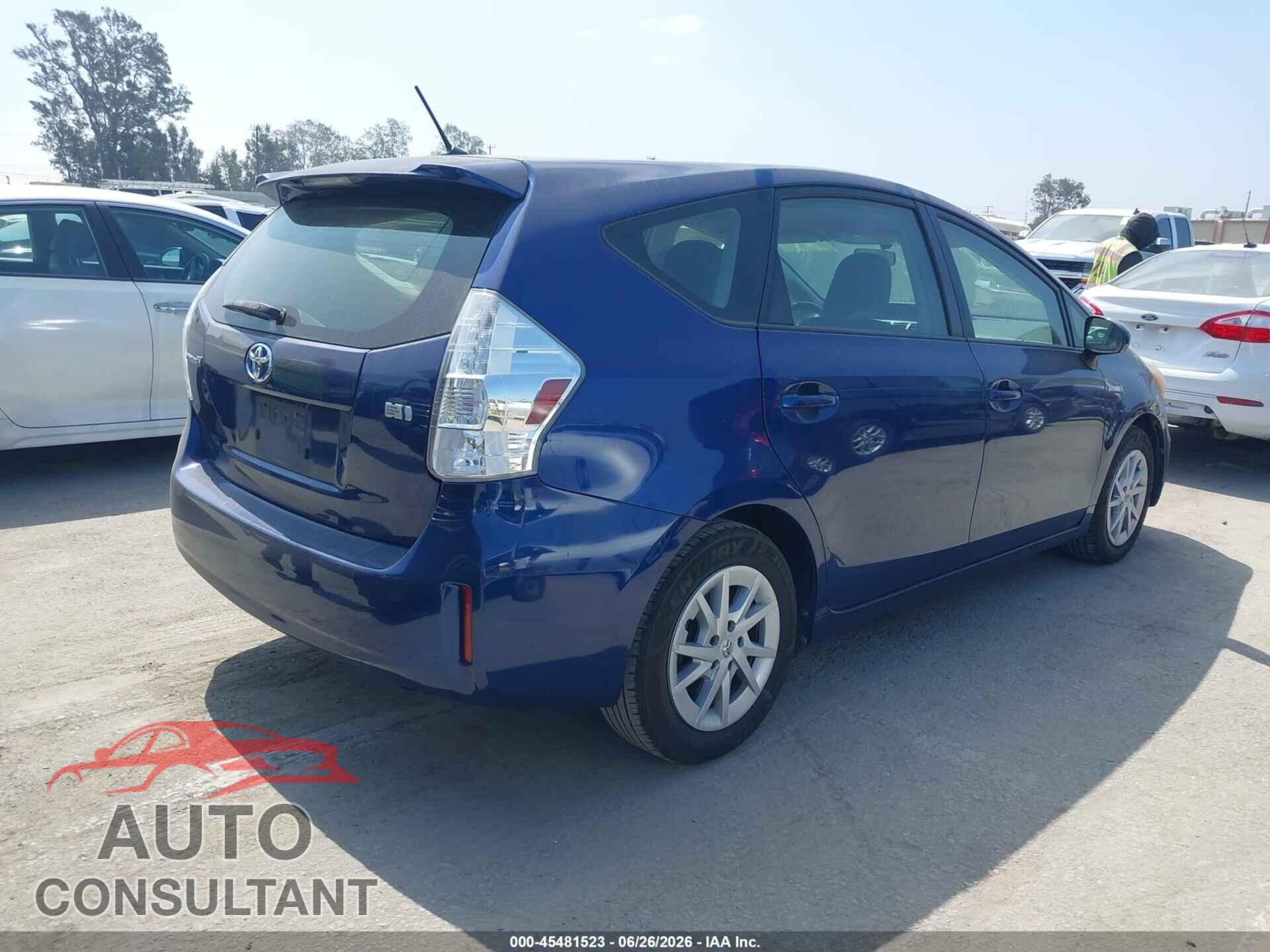 TOYOTA PRIUS V 2014 - JTDZN3EU8E3290547