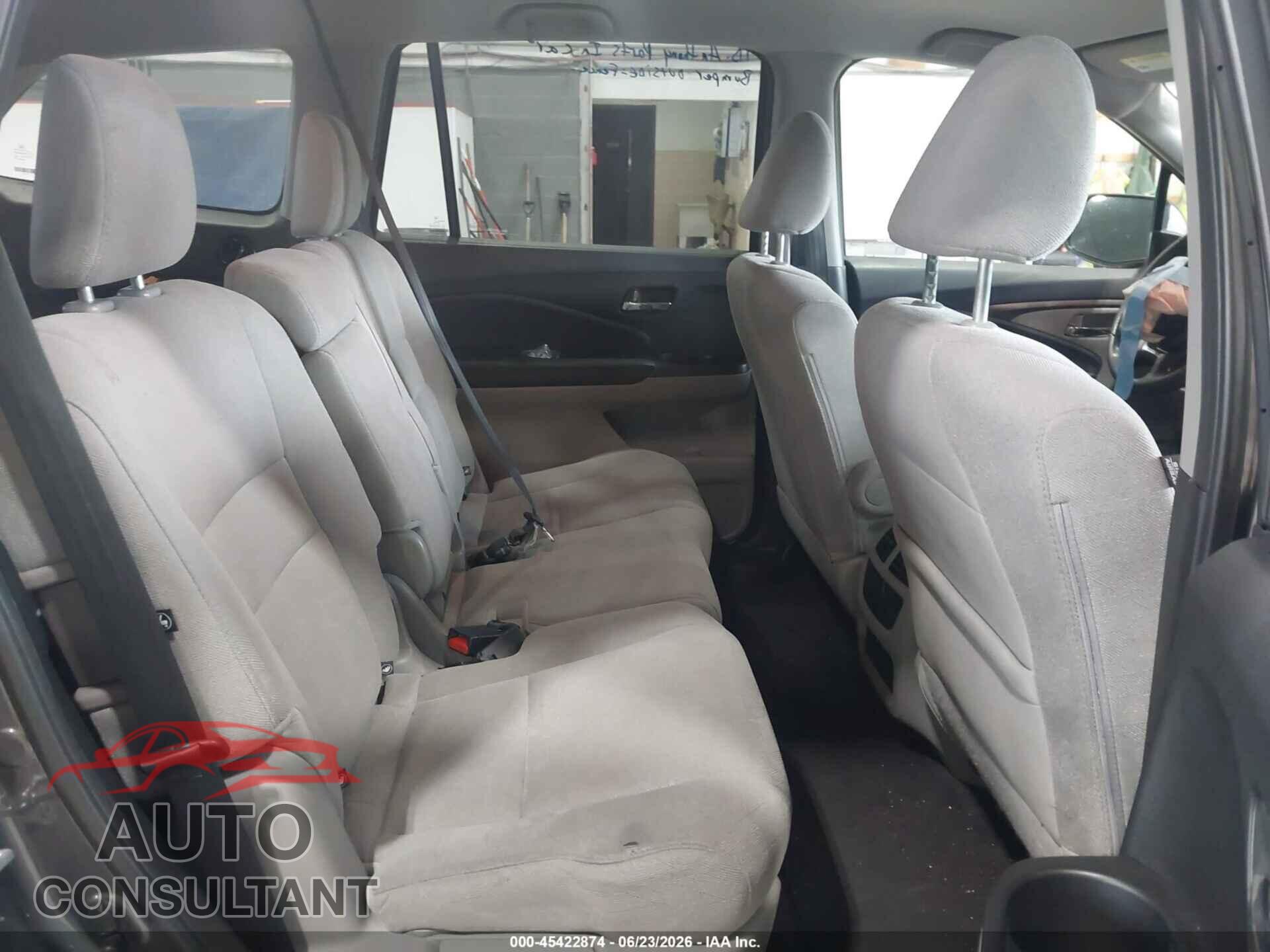 HONDA PILOT 2019 - 5FNYF6H12KB007778