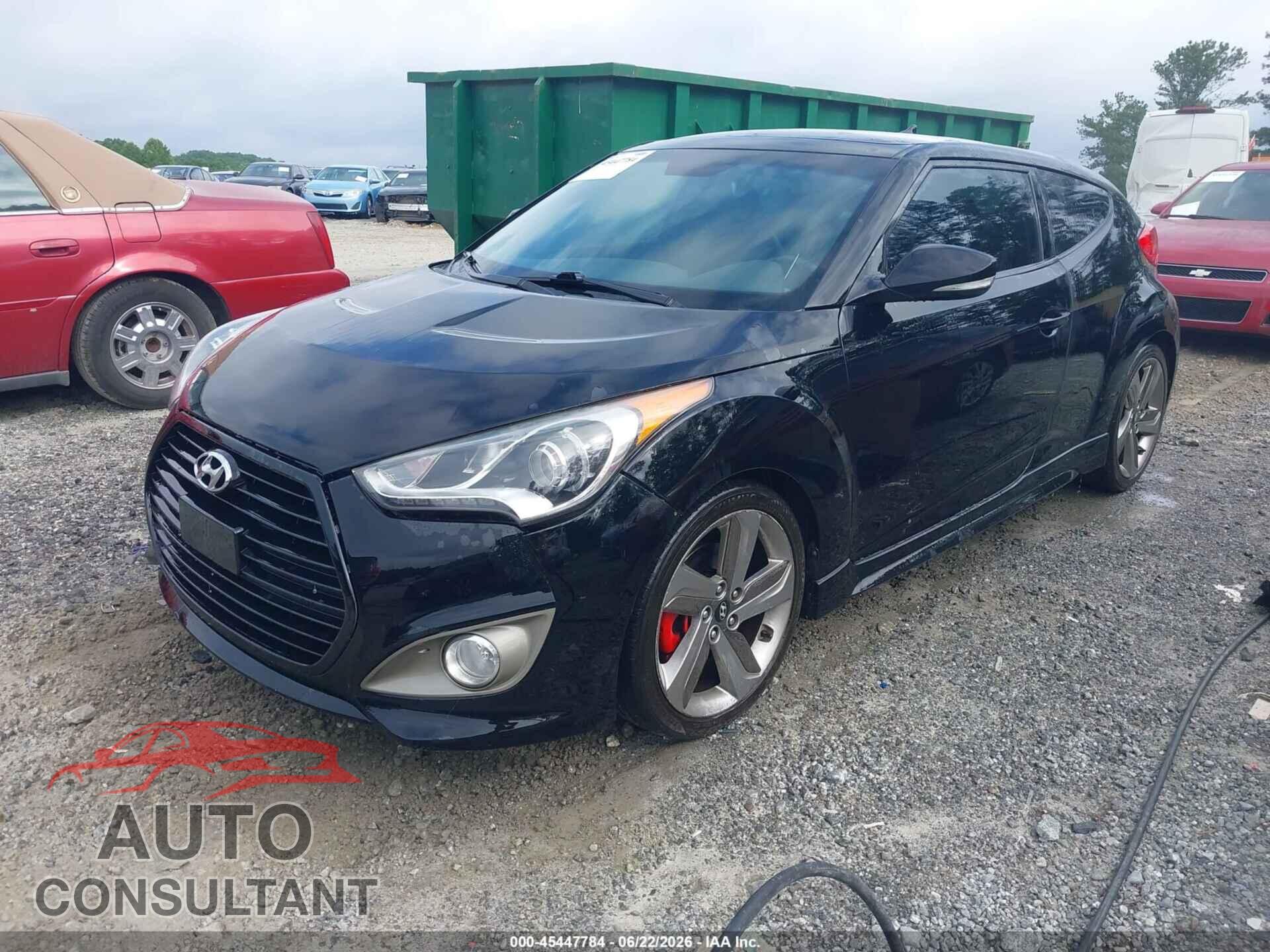 HYUNDAI VELOSTER 2013 - KMHTC6AE2DU118434