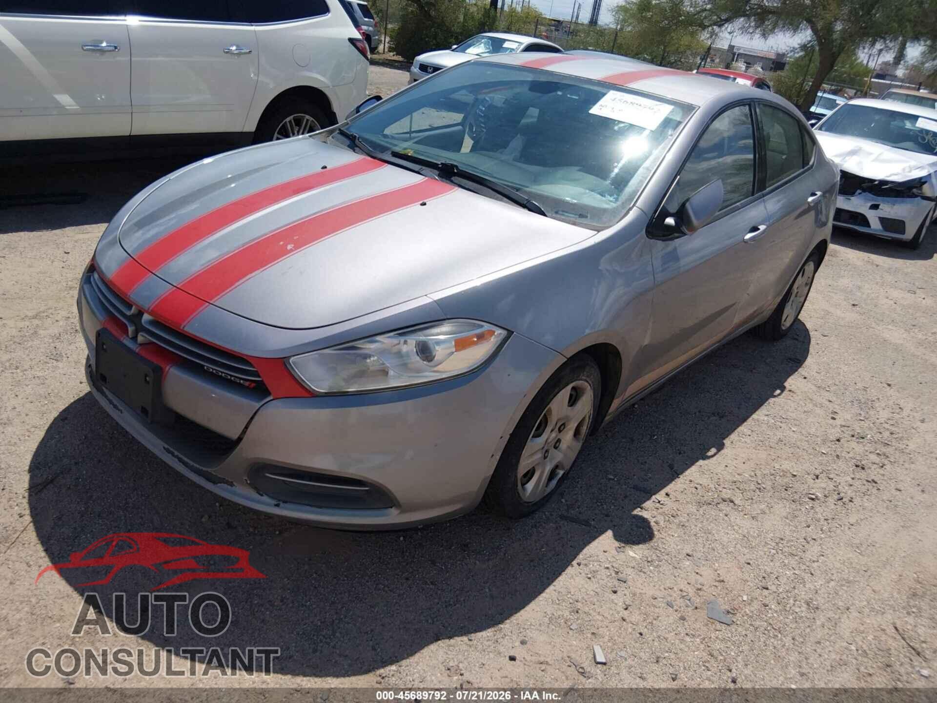 DODGE DART 2015 - 1C3CDFAA3FD146474