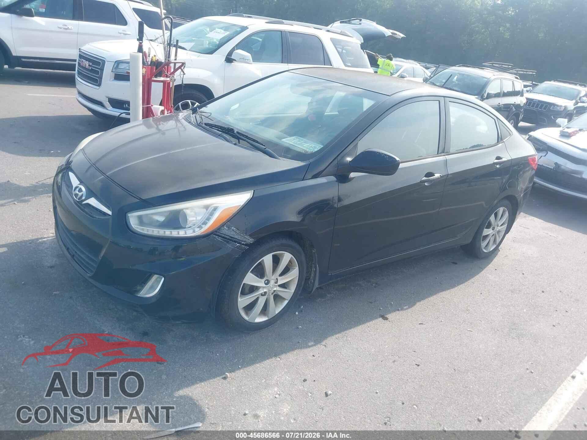 HYUNDAI ACCENT 2014 - KMHCU4AE4EU769082