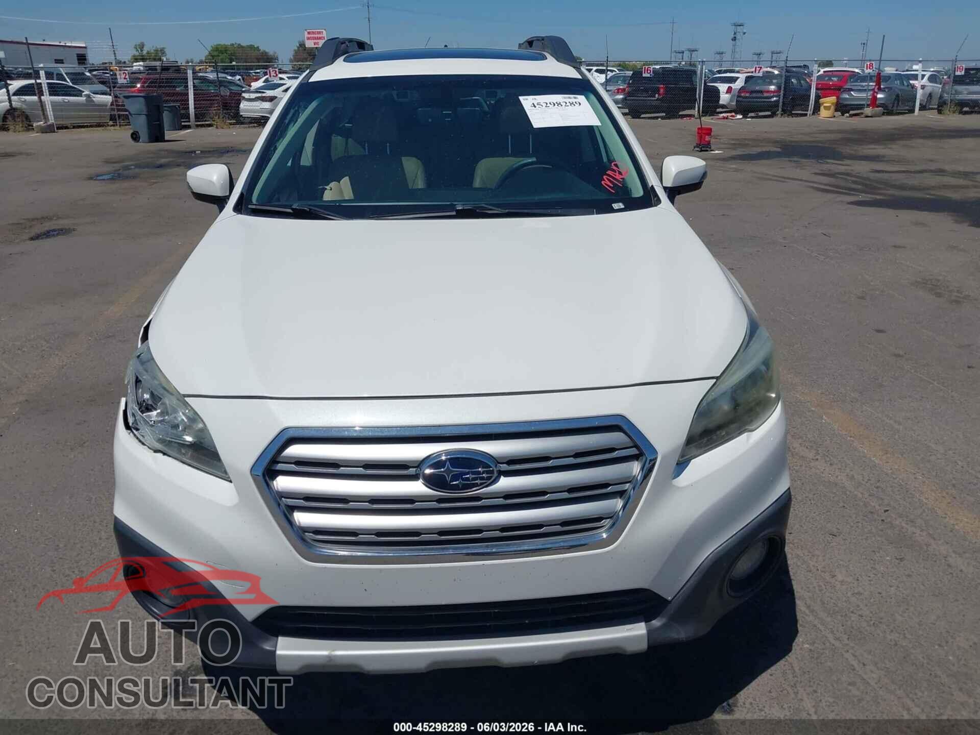 SUBARU OUTBACK 2017 - 4S4BSANC9H3260110