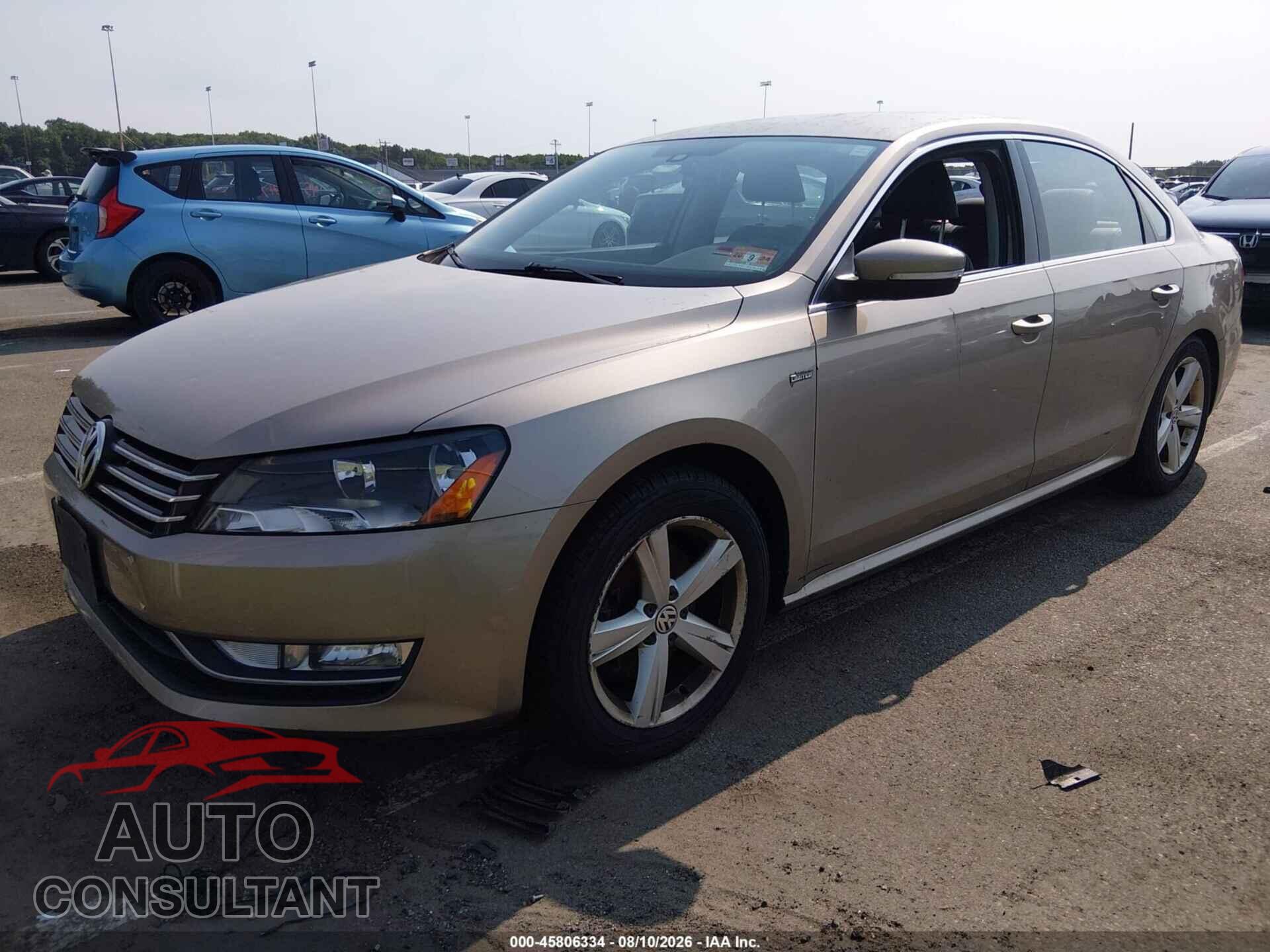VOLKSWAGEN PASSAT 2015 - 1VWAT7A32FC110405