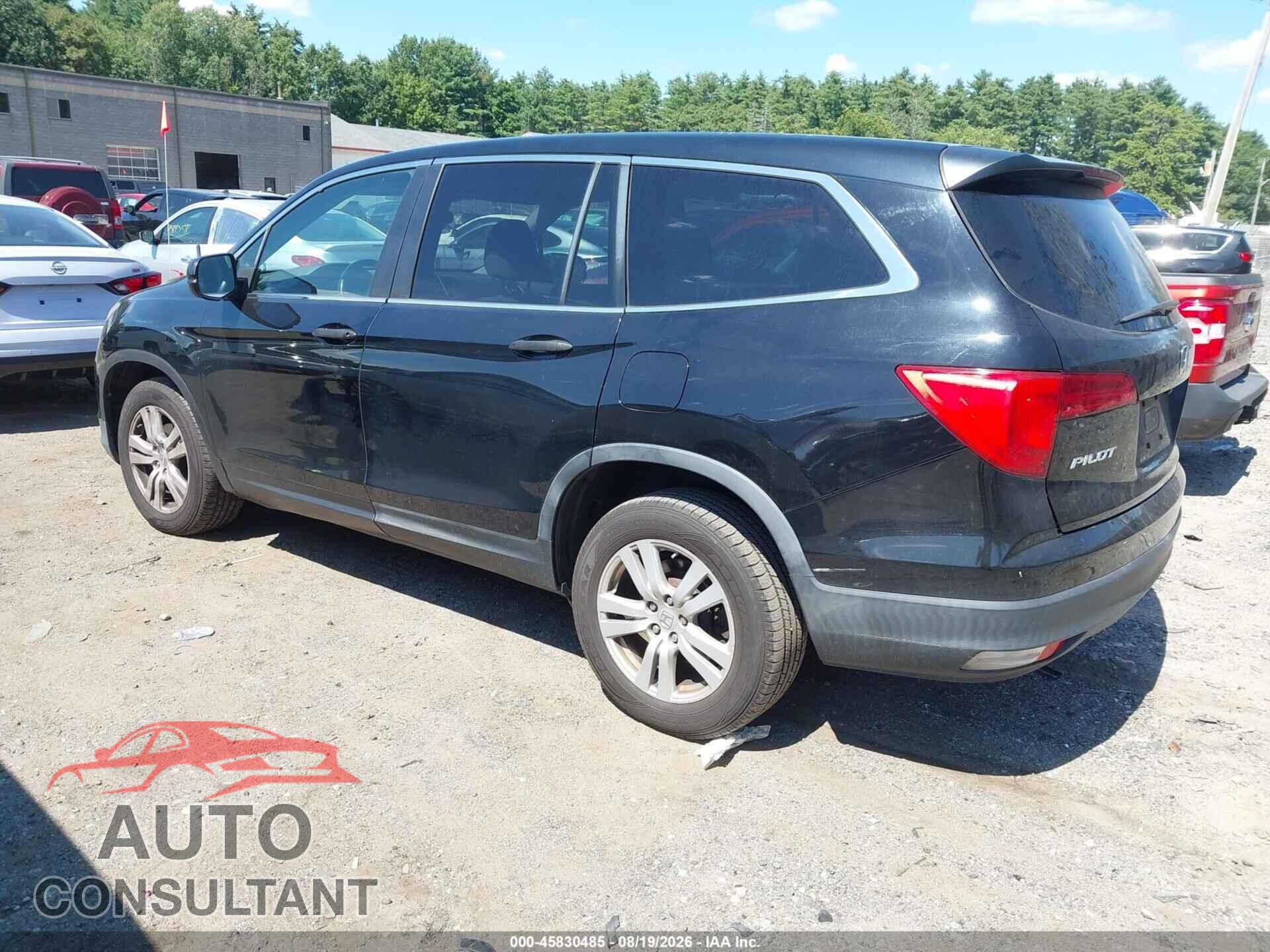 HONDA PILOT 2016 - 5FNYF6H13GB005299