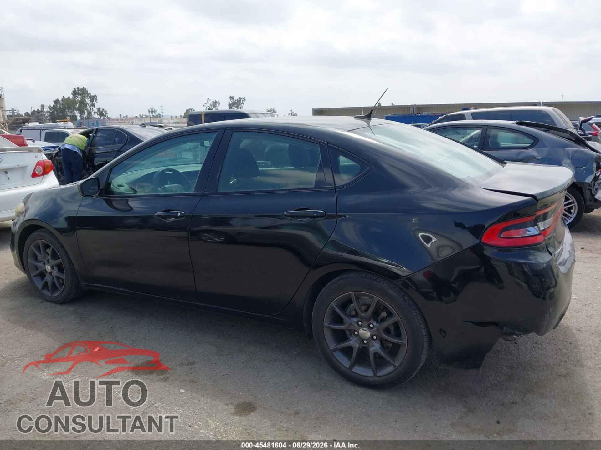 DODGE DART 2015 - 1C3CDFAA4FD421575