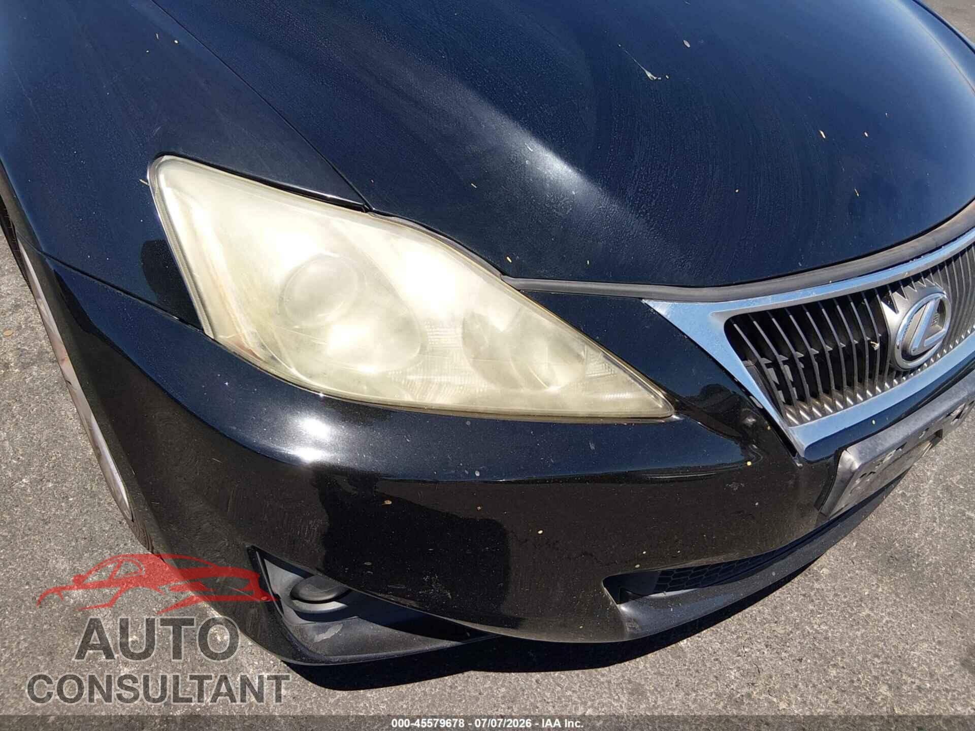 LEXUS IS 250 2011 - JTHBF5C24B5151929
