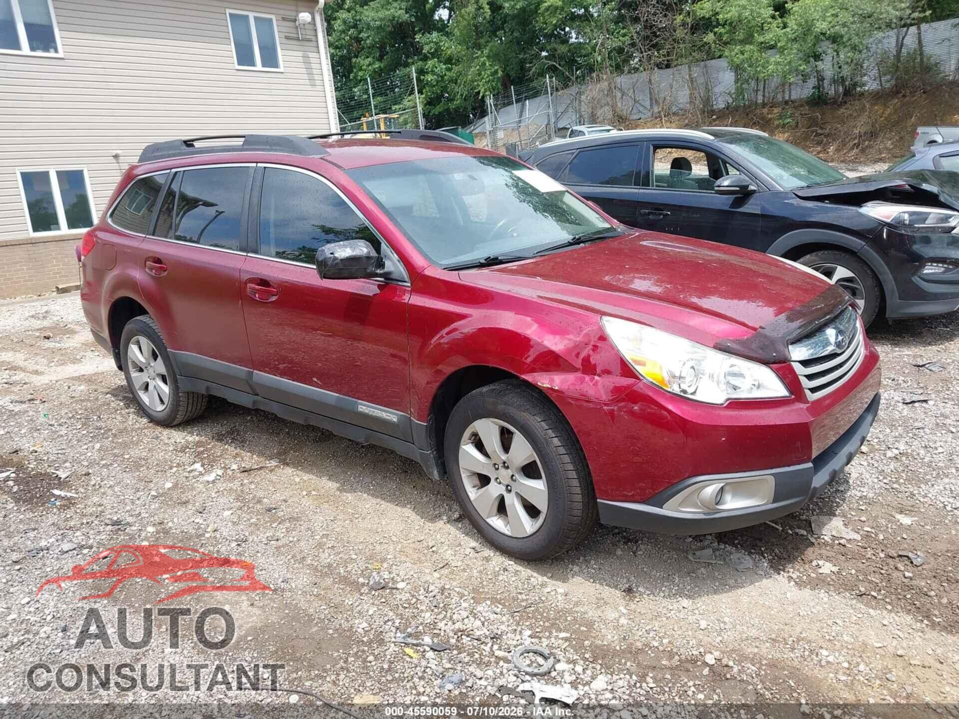 SUBARU OUTBACK 2012 - 4S4BRCCC2C3252143