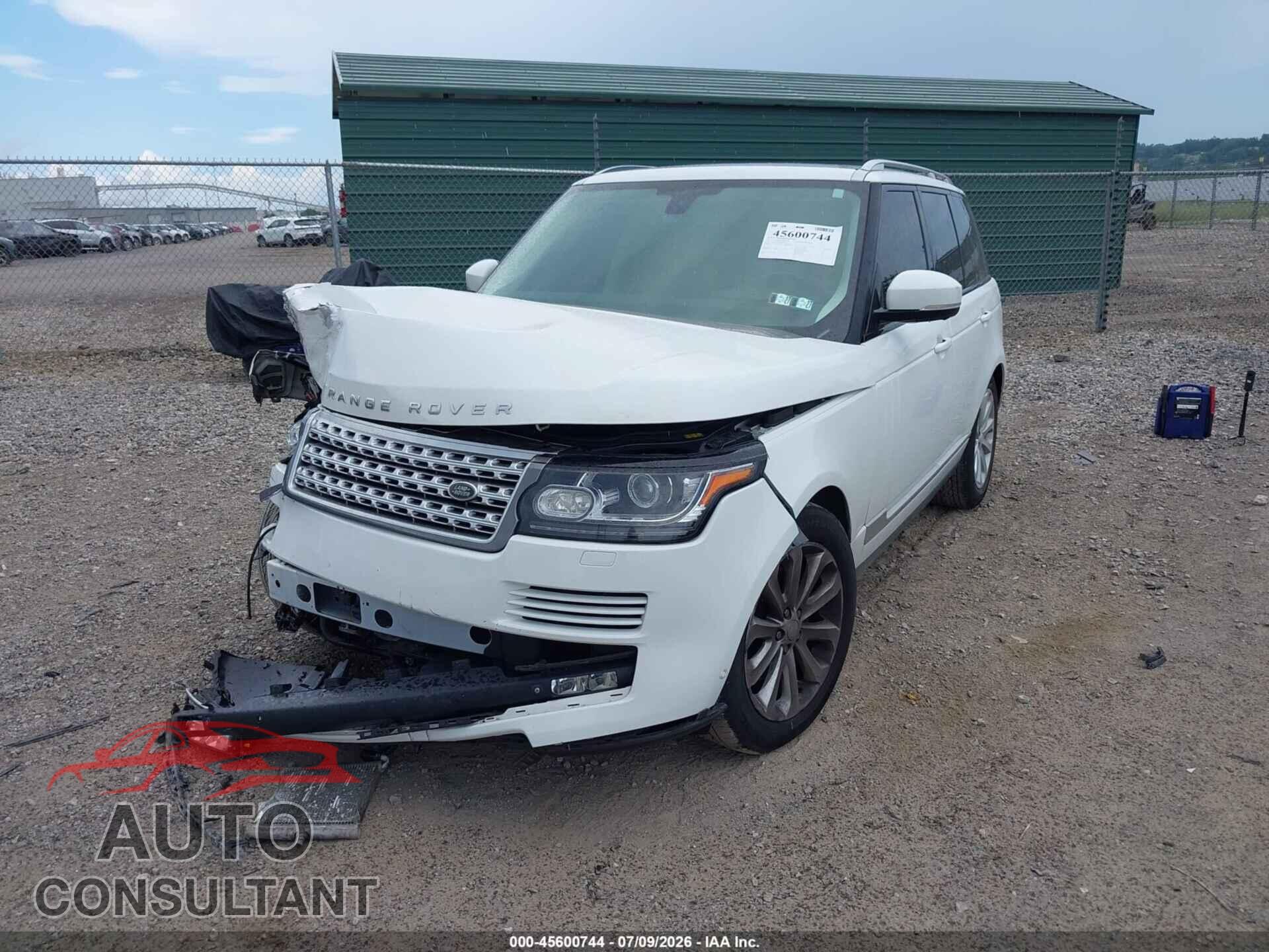 LAND ROVER RANGE ROVER 2015 - SALGS2VF8FA205997