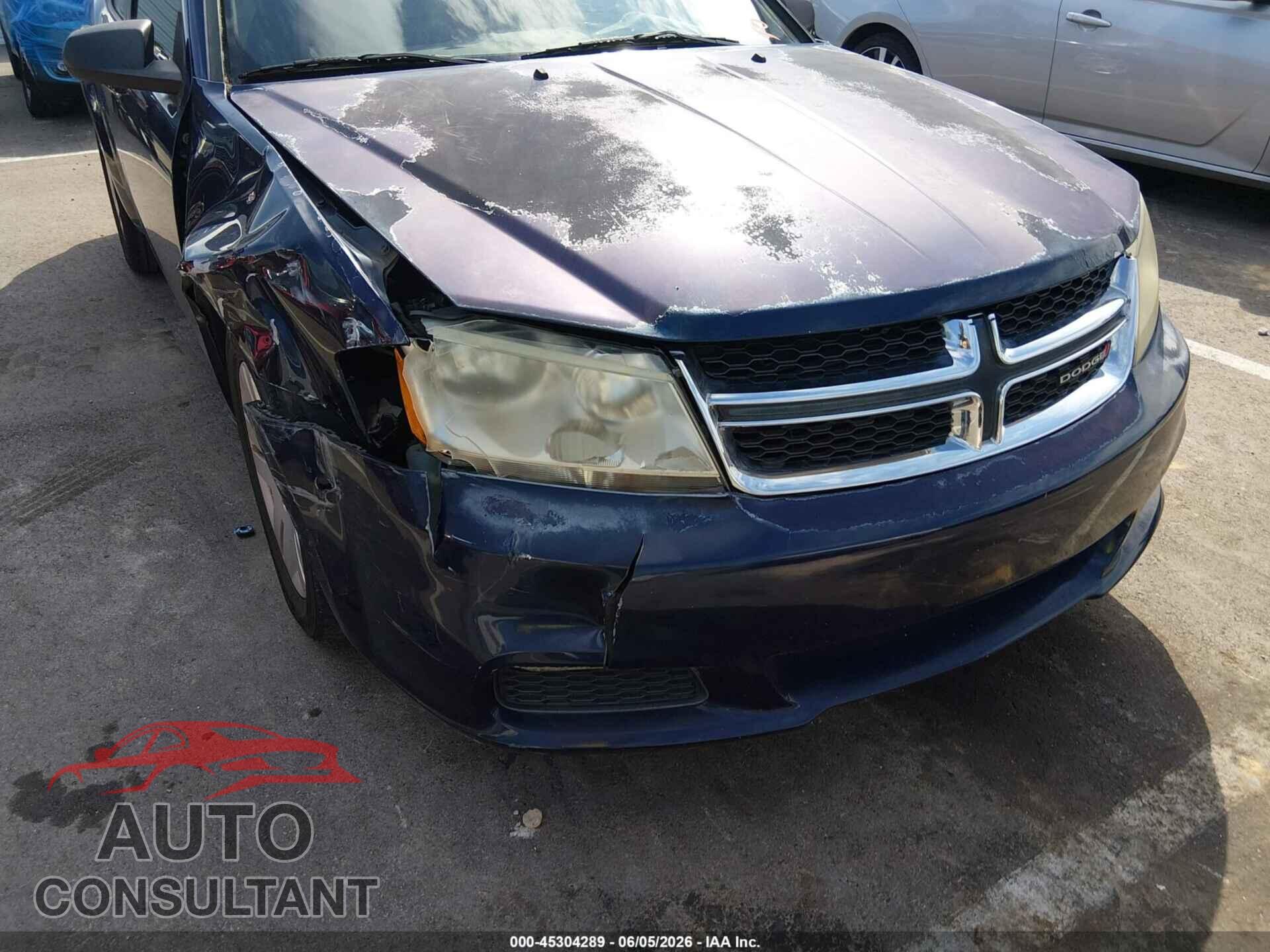 DODGE AVENGER 2013 - 1C3CDZAB4DN690581