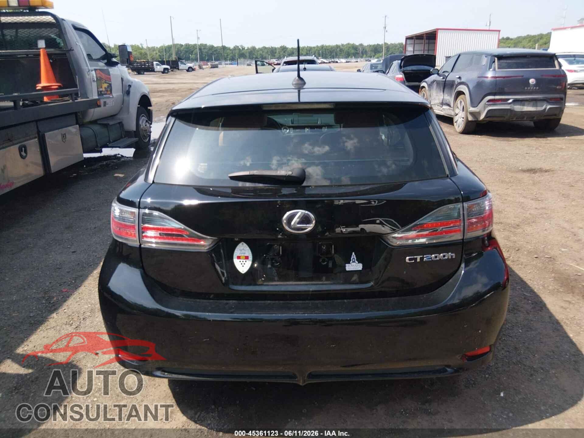 LEXUS CT 200H 2012 - JTHKD5BH9C2069774