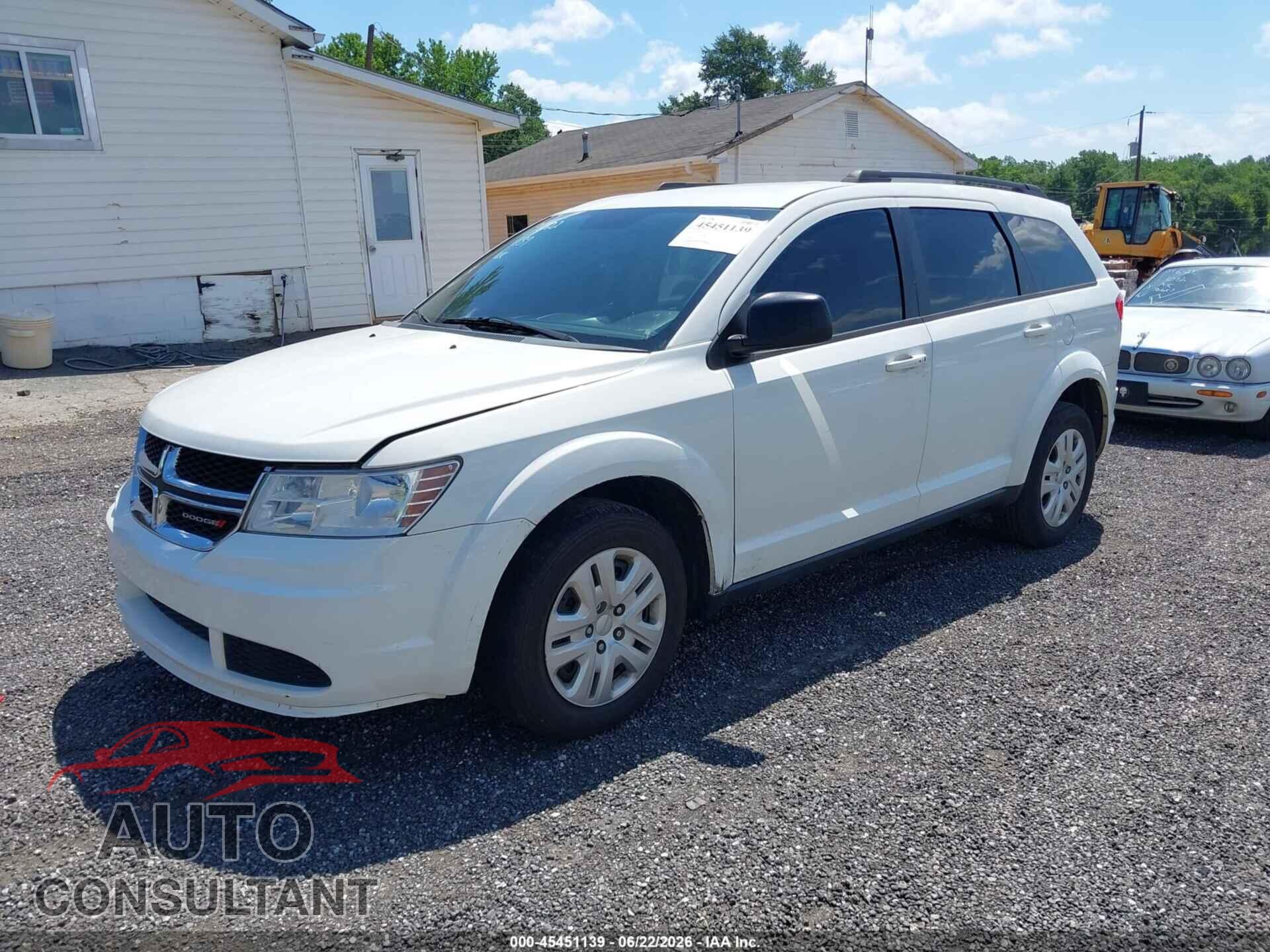 DODGE JOURNEY 2017 - 3C4PDCAB9HT538277