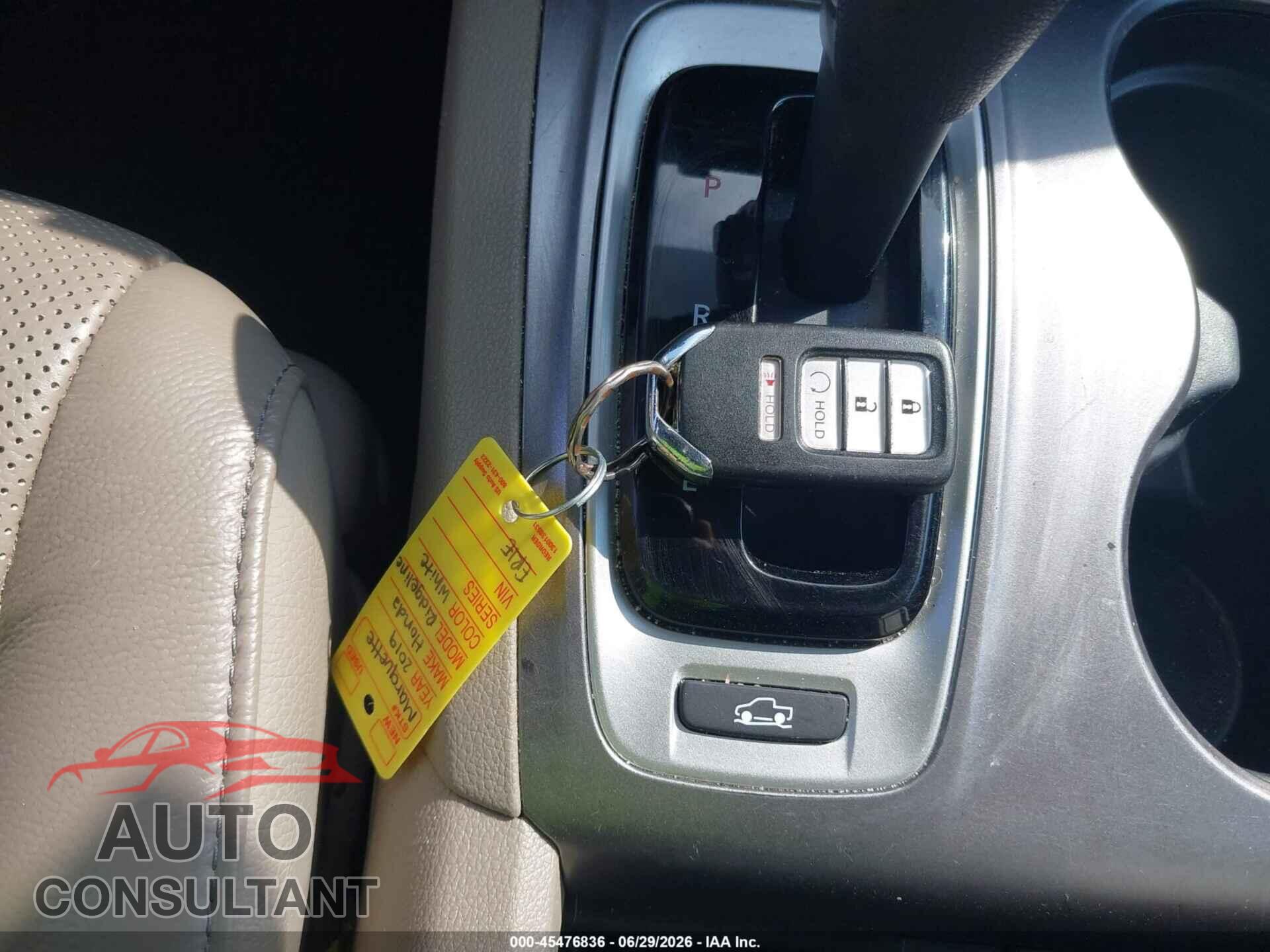 HONDA RIDGELINE 2019 - 5FPYK3F58KB016234
