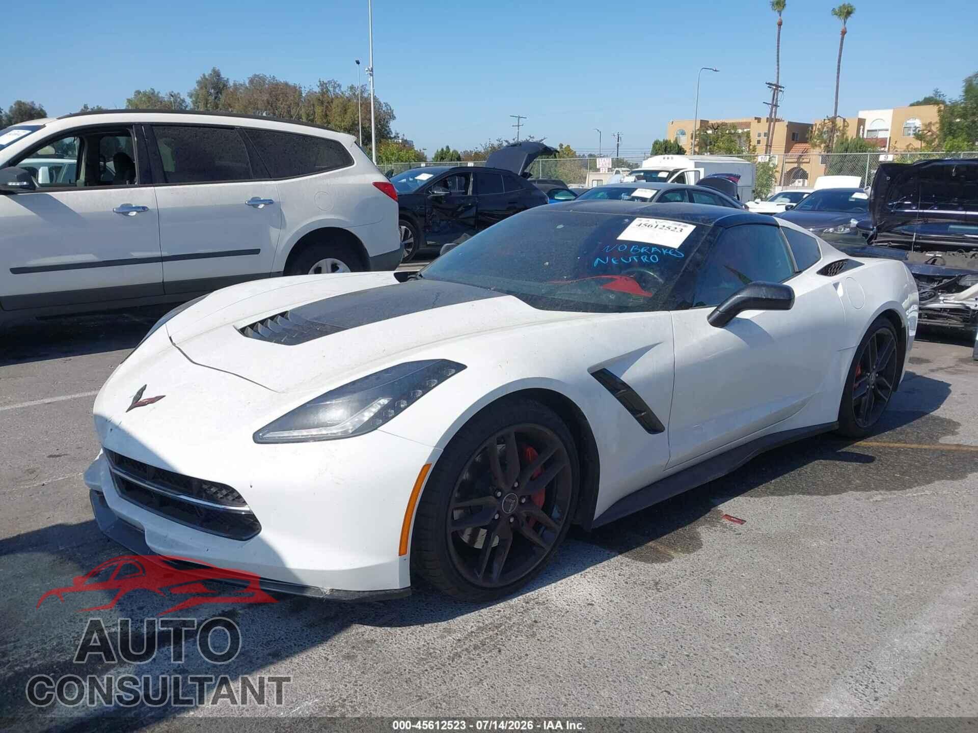 CHEVROLET CORVETTE STINGRAY 2014 - 1G1YL2D73E5116437