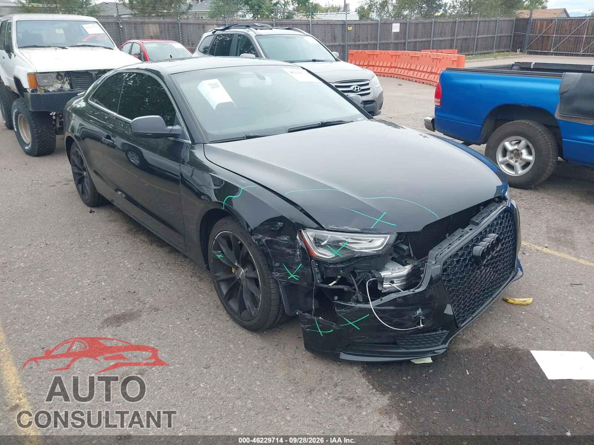 AUDI A5 2013 - WAULFAFR2DA055859