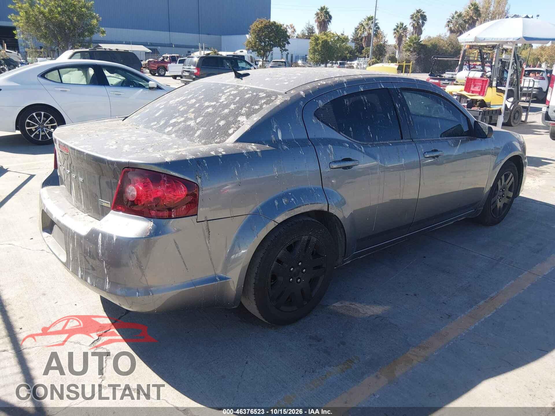 DODGE AVENGER 2013 - 1C3CDZAG5DN710123