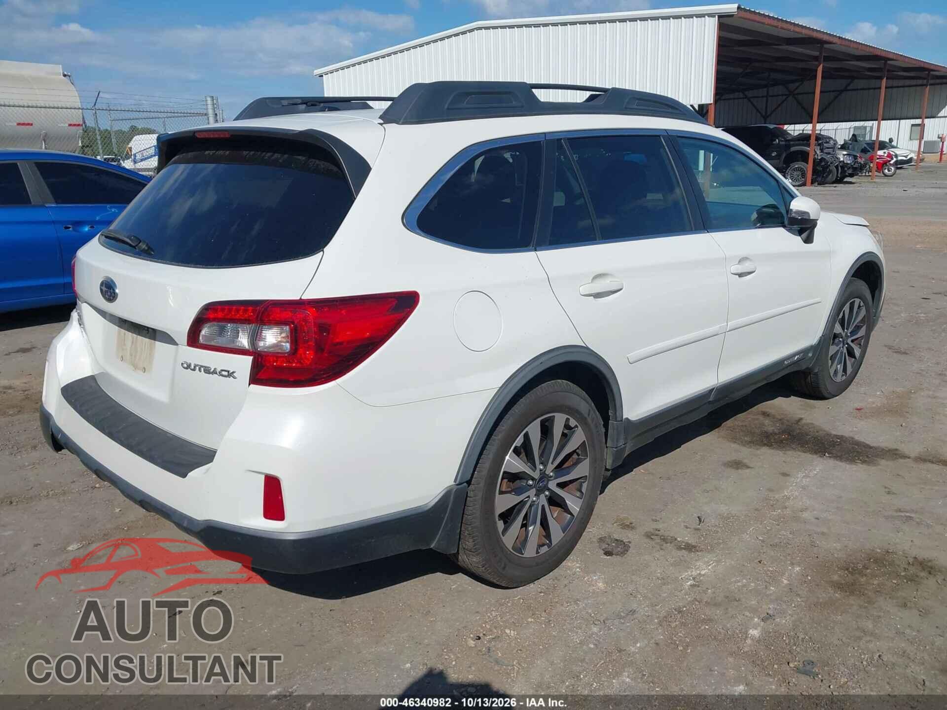 SUBARU OUTBACK 2015 - 4S4BSBNC8F3270999