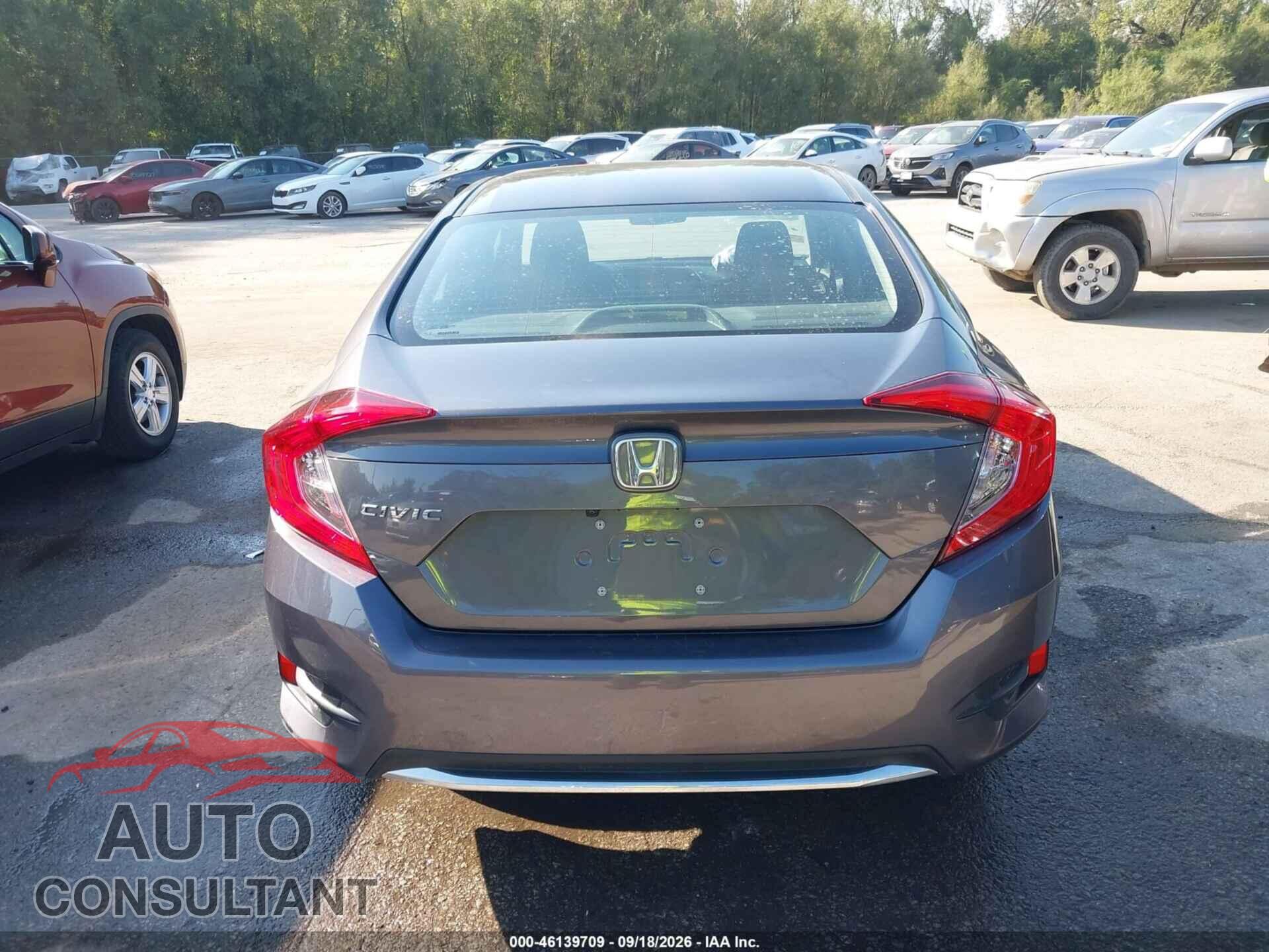 HONDA CIVIC 2019 - 2HGFC2F60KH604821