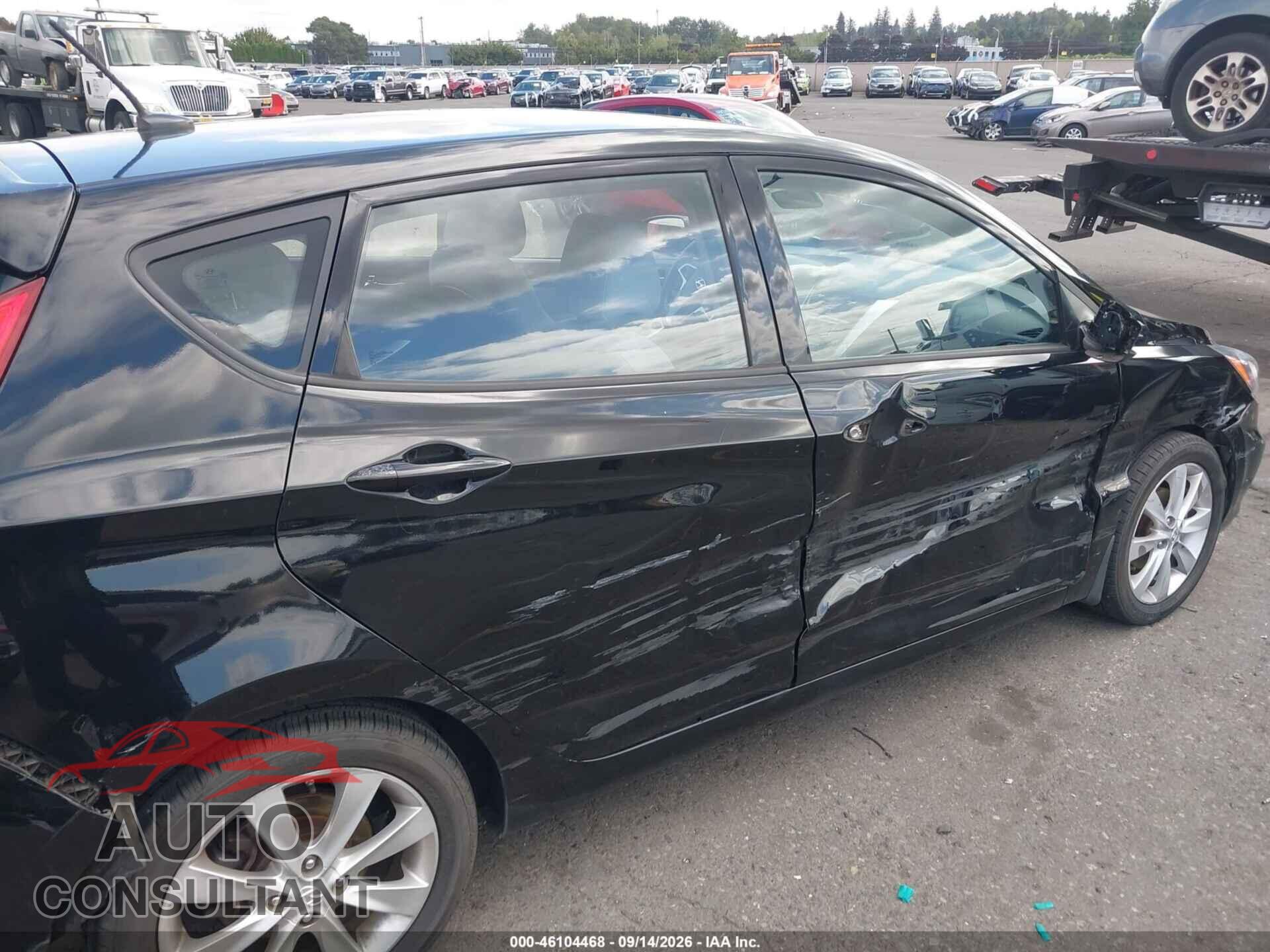 HYUNDAI ACCENT 2012 - KMHCU5AE2CU044793