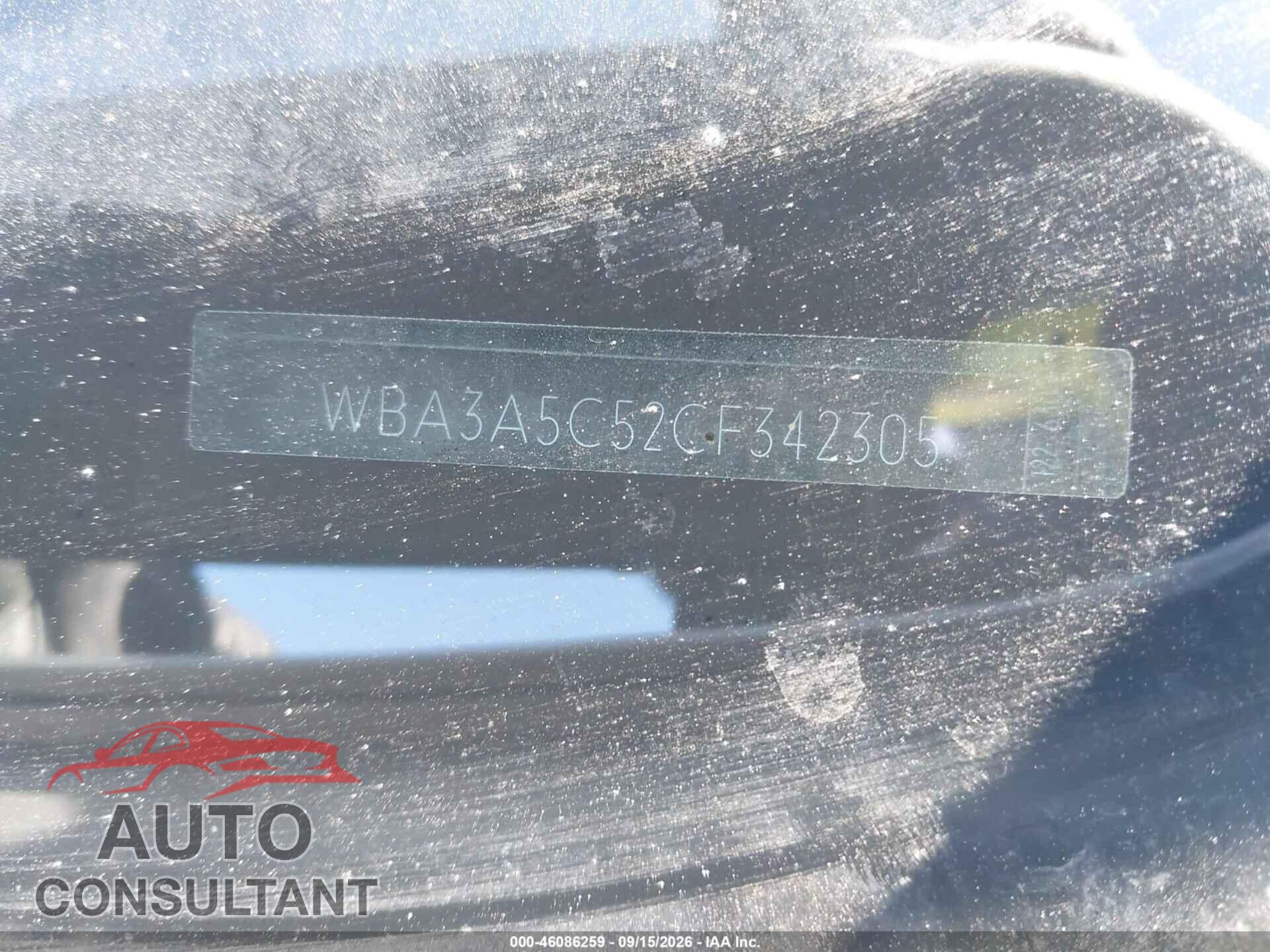 BMW 328I 2012 - WBA3A5C52CF342305