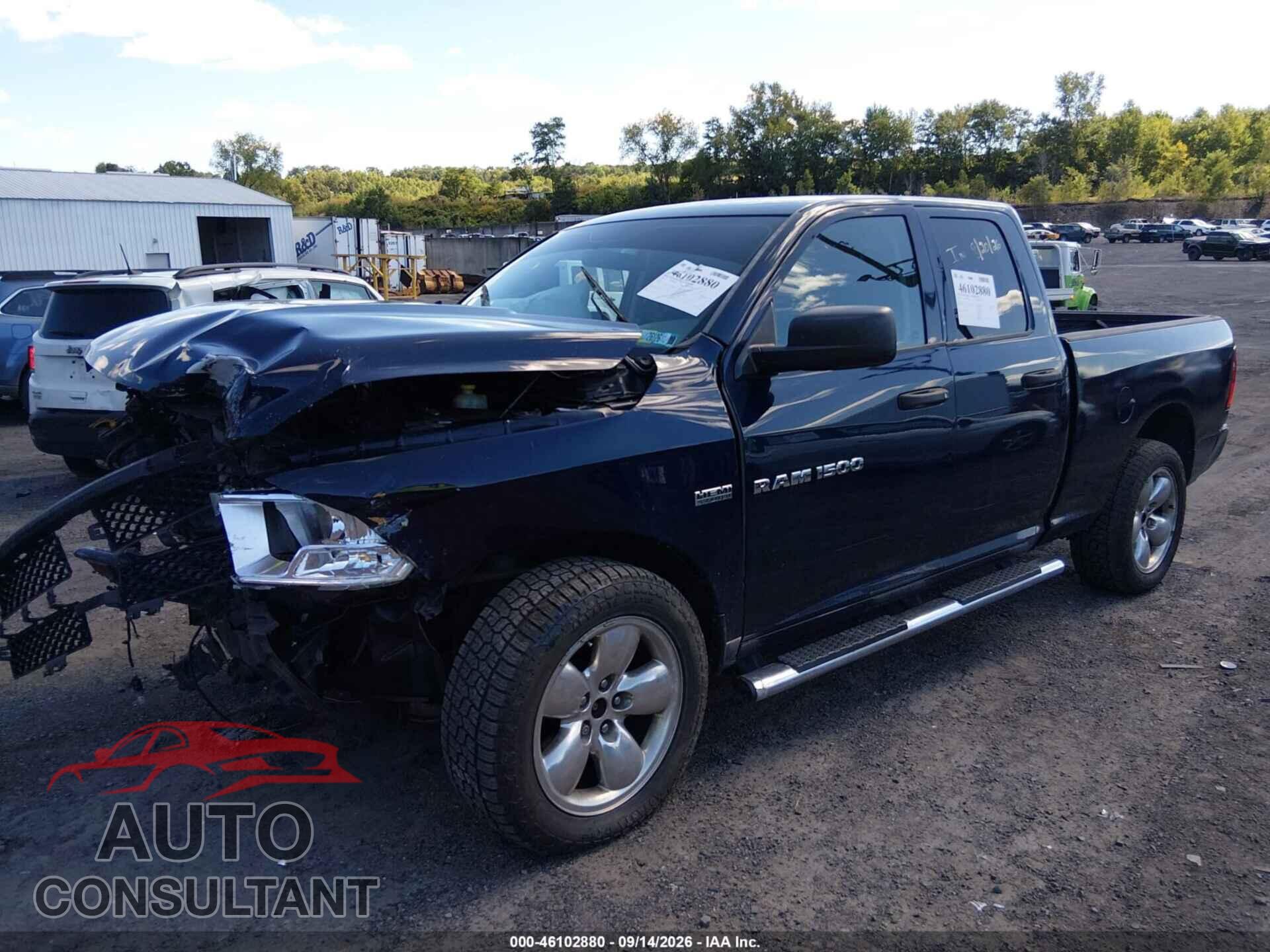 DODGE RAM 1500 2012 - 1C6RD7FT2CS308521