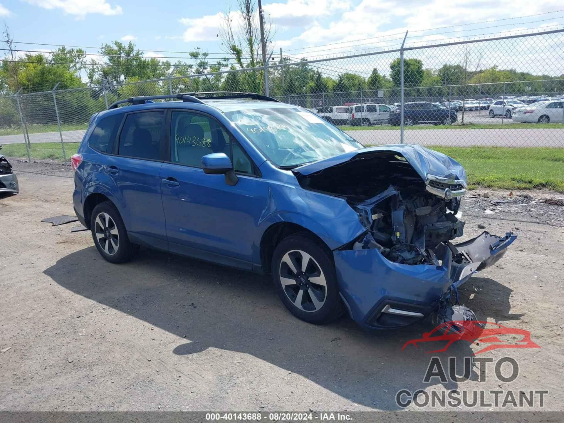 SUBARU FORESTER 2017 - JF2SJAGC9HH510910