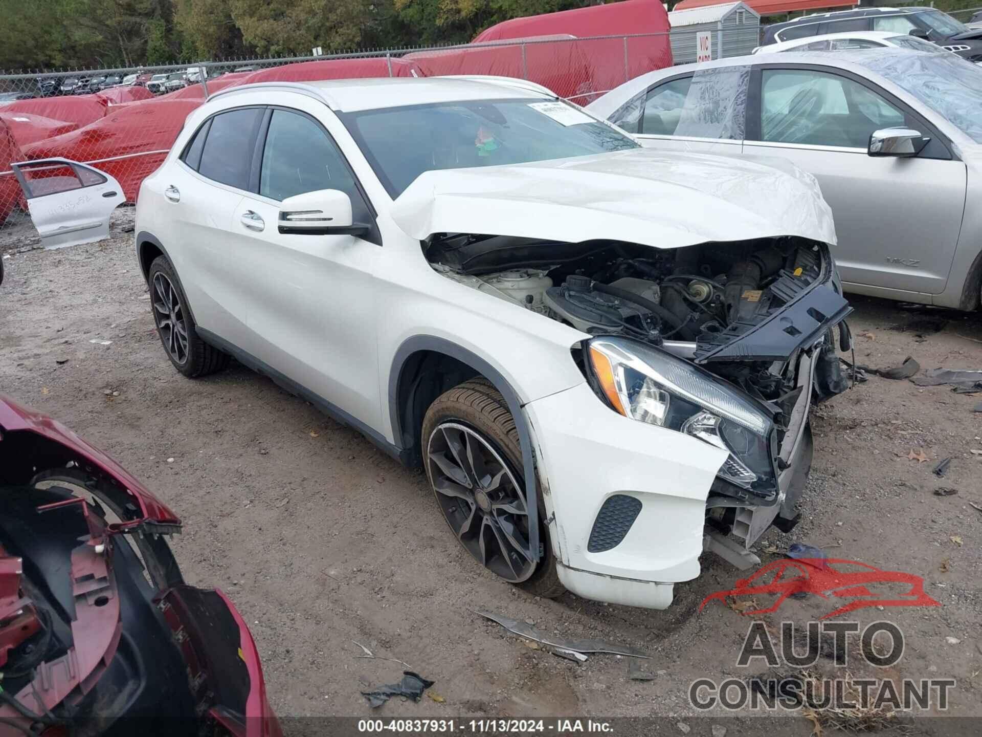 MERCEDES-BENZ GLA 250 2016 - WDCTG4EB2GJ191638